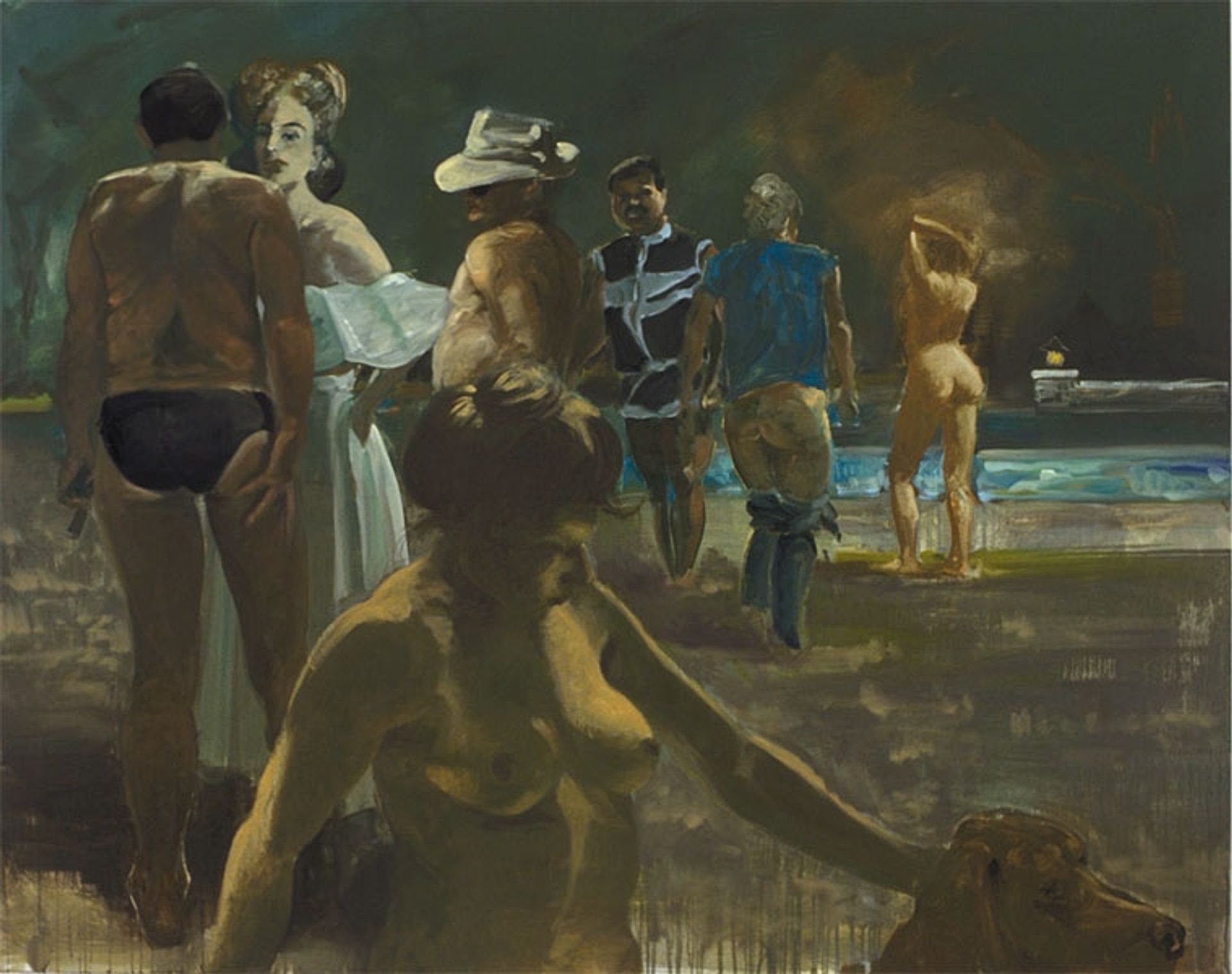 Truman Capote in Hollywod by Eric Fischl