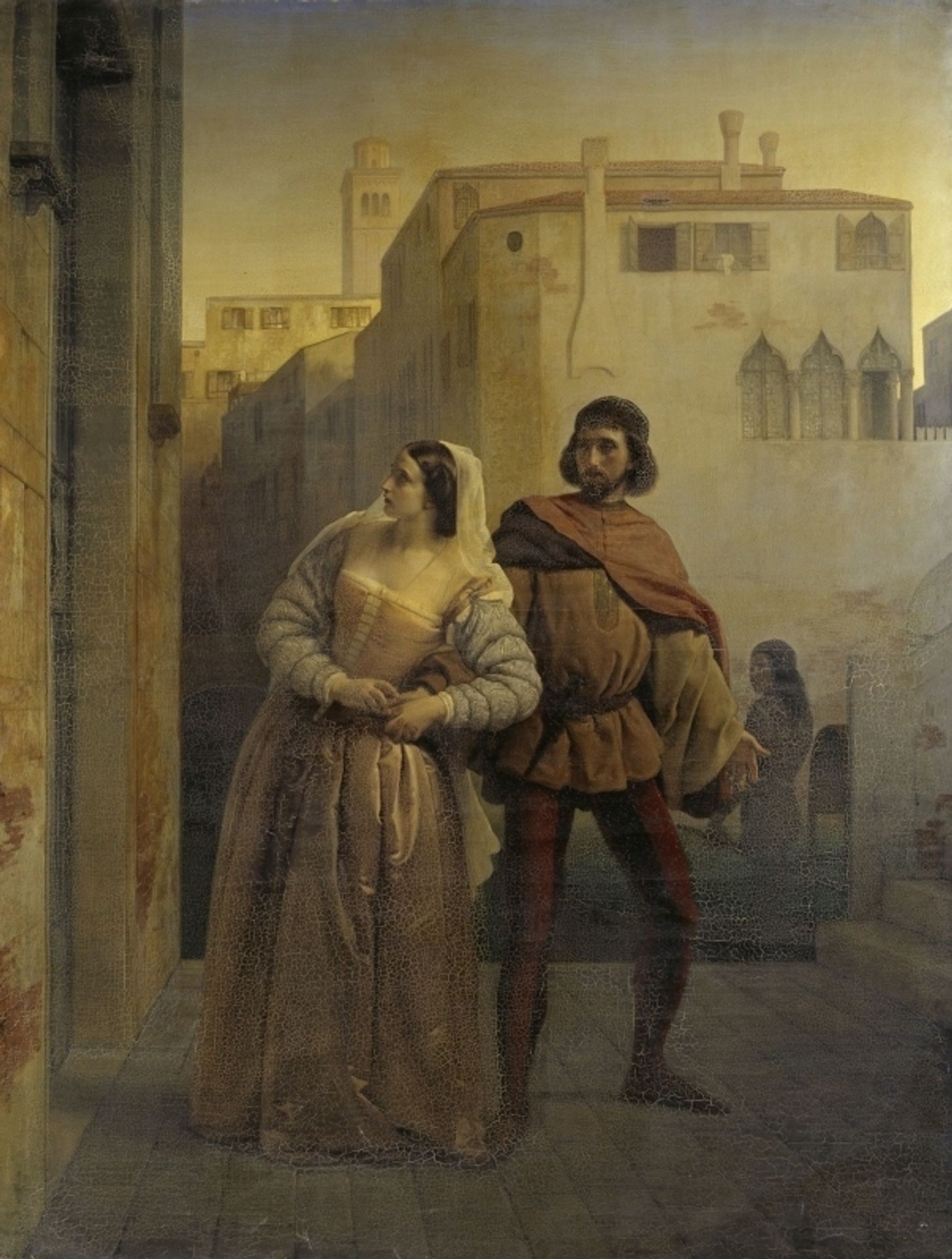 Bianca Capello escapes from Venice by Francesco Hayez