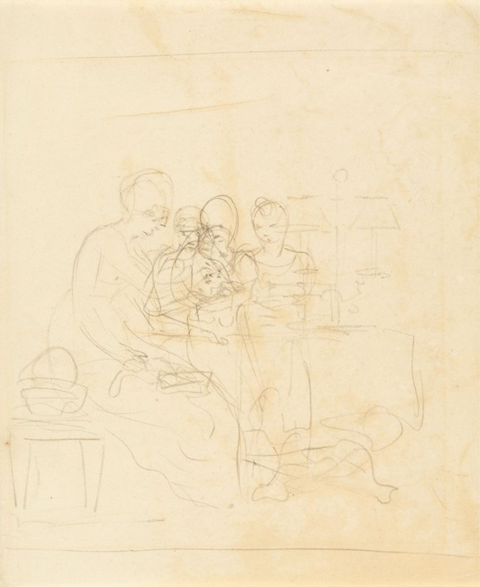 Sketch for a Family Group by Benjamin West