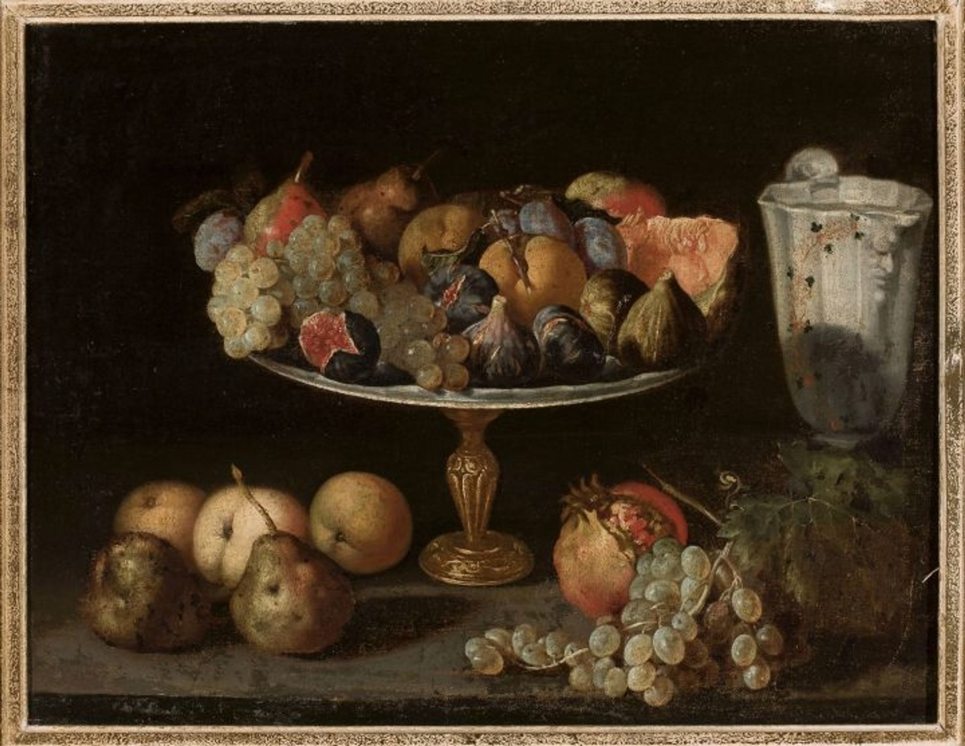 Southern Fruit Pedestal Dish by Fede Galizia