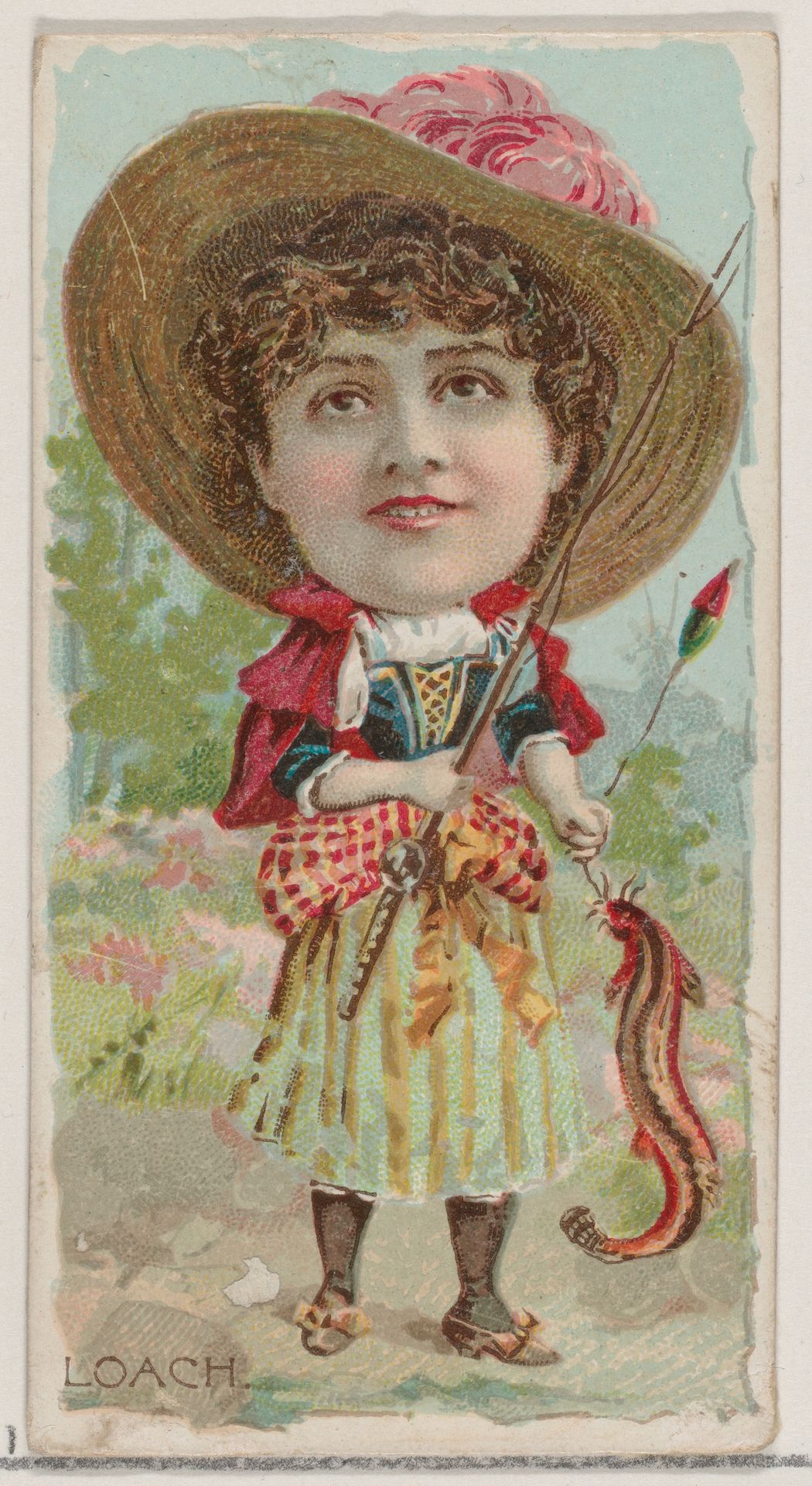 Loach, from the series Fishers and Fish (N74) for Duke brand cigarettes by Knapp & Company