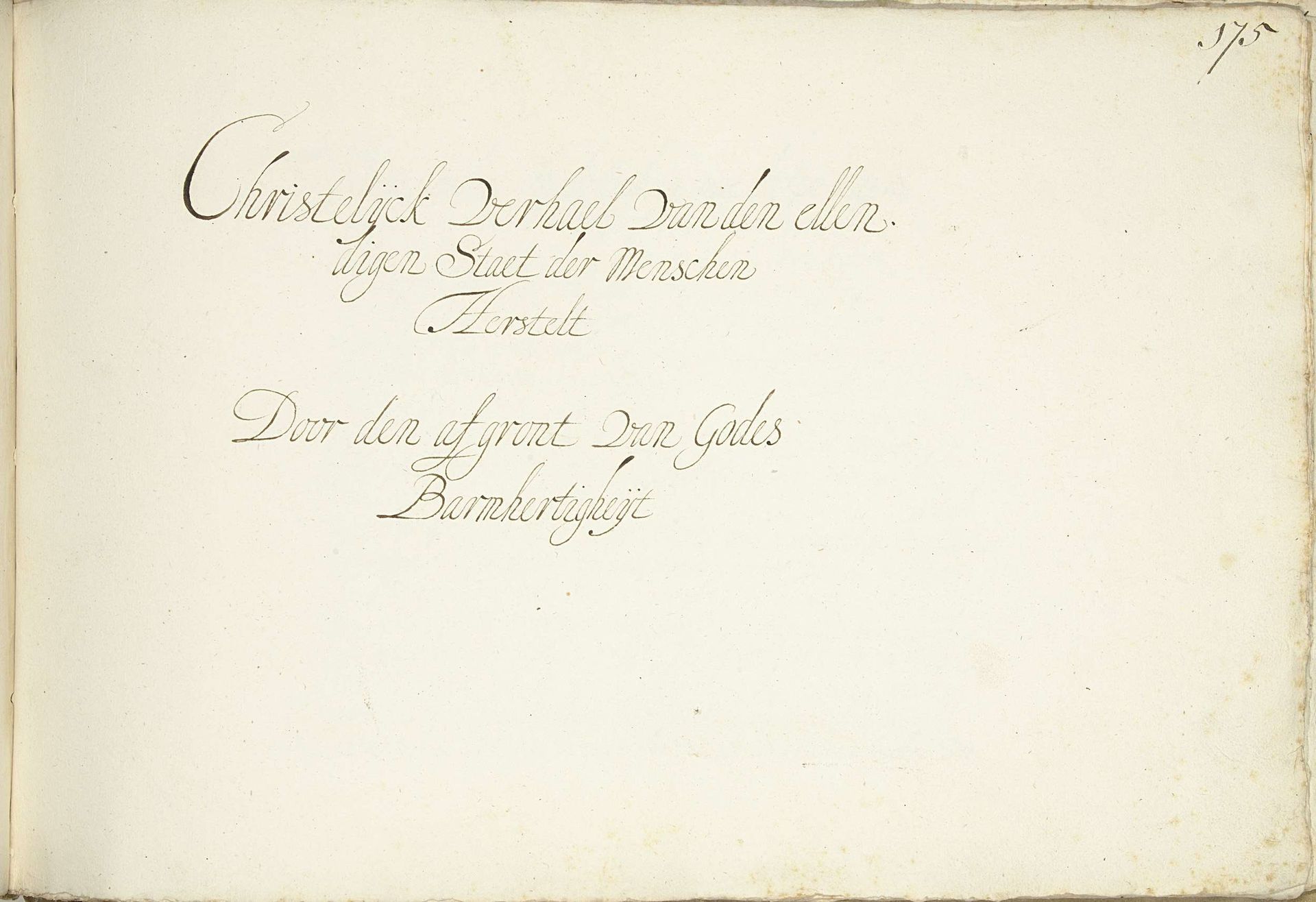 Titelblad van preek over vanitasthema's by Gesina ter Borch