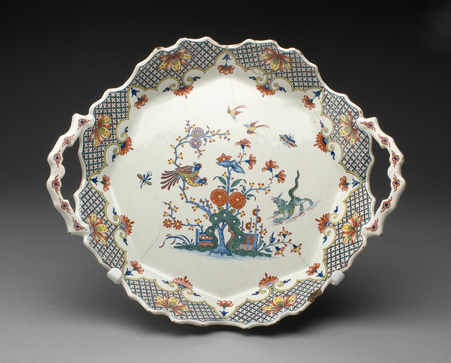 Tray by Rouen Potteries
