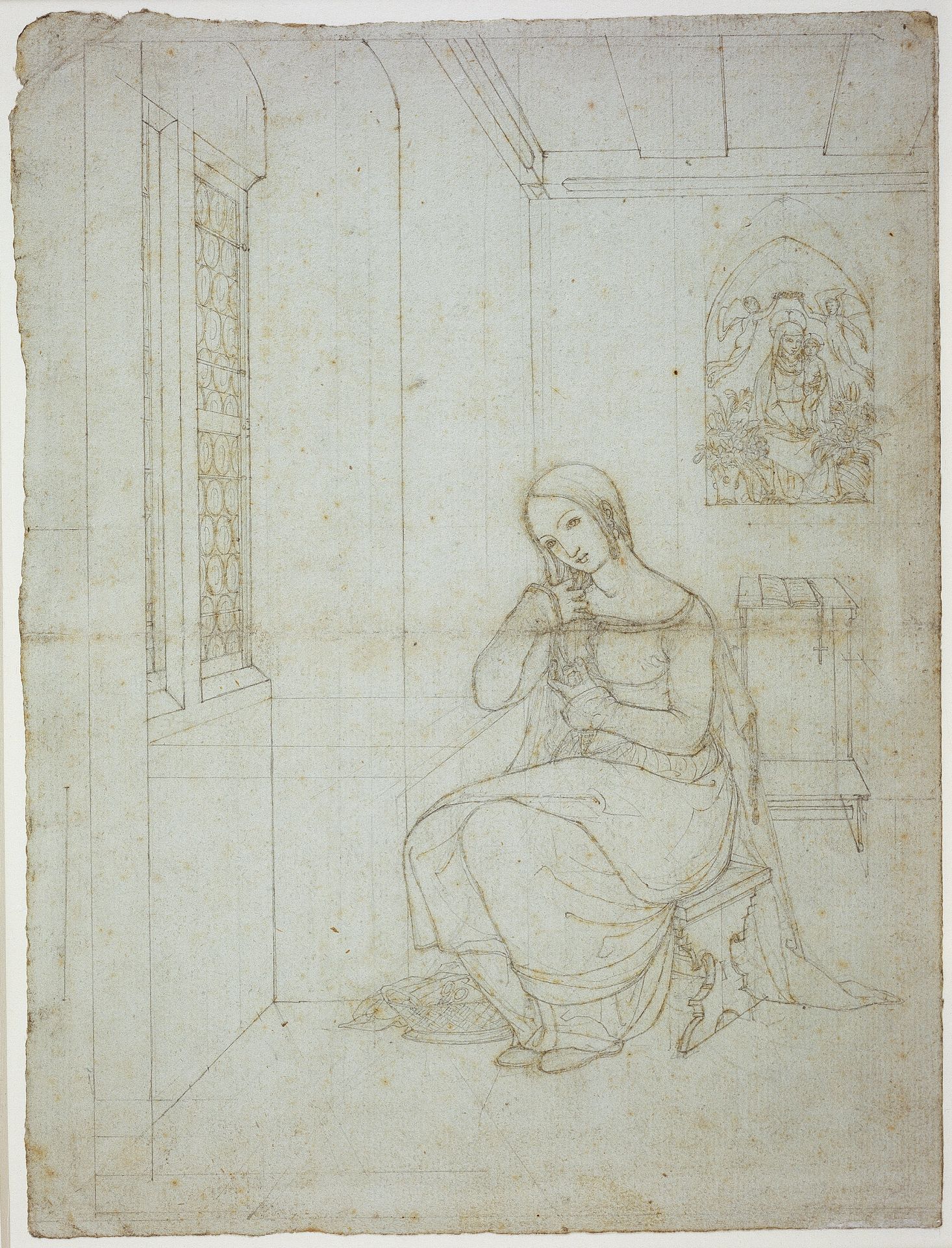 Mary in the chamber (II) by Franz Pforr