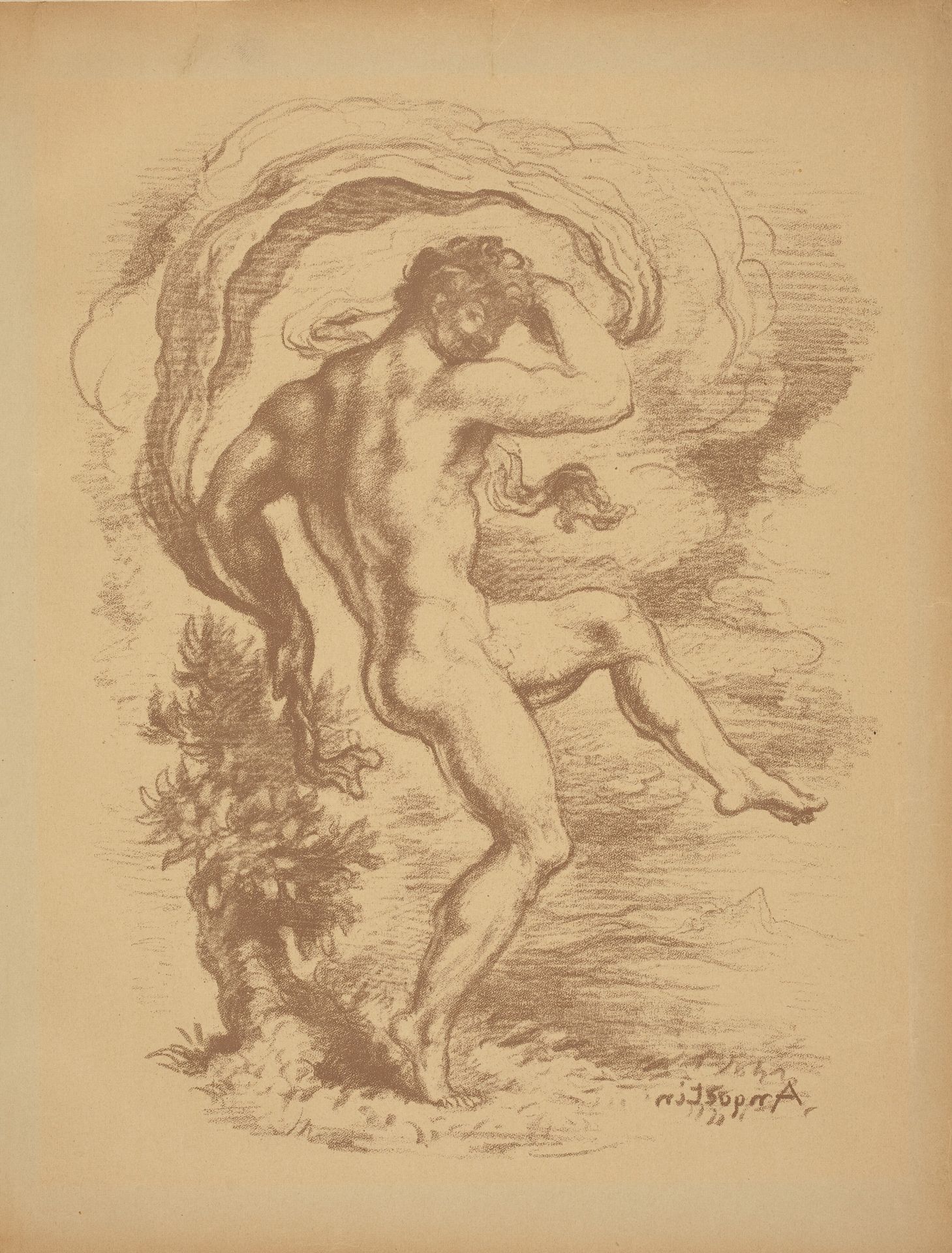 Dancing Nude by Louis Anquetin