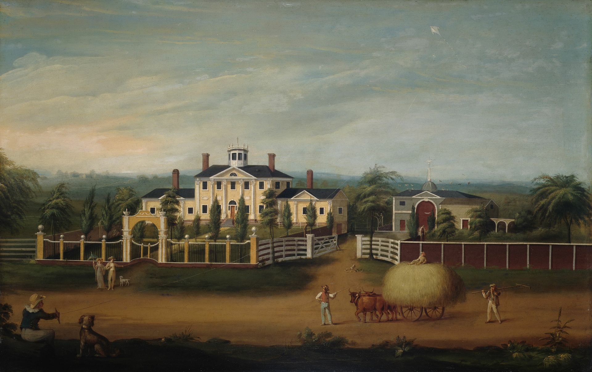New England Country Seat by Anonymous