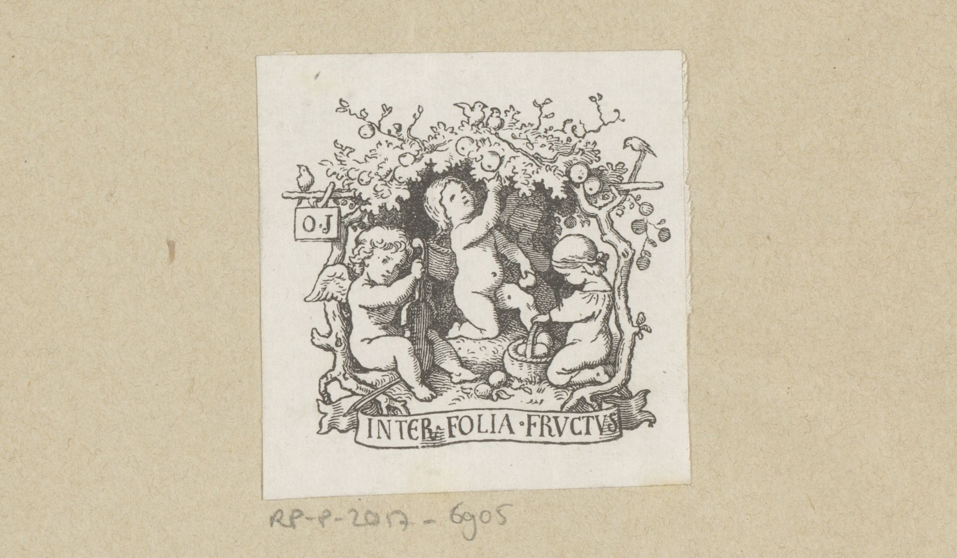 Ex libris van Otto Johns by Anonymous