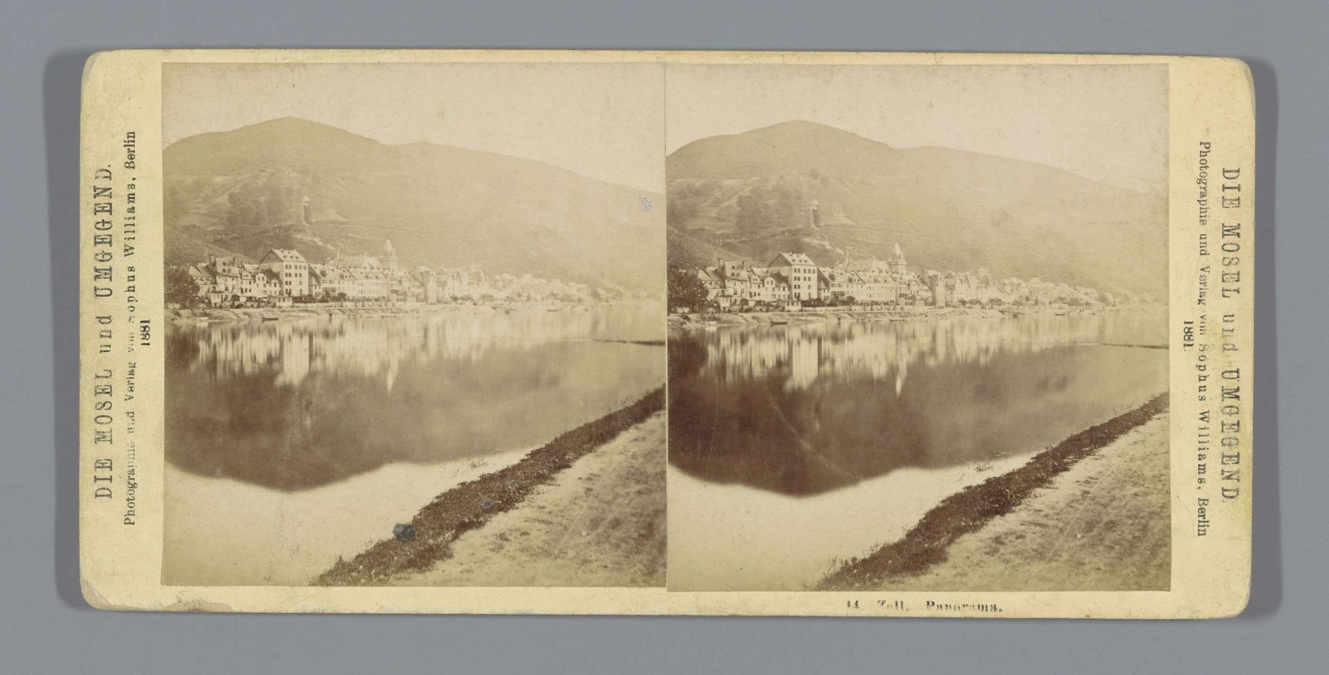 Gezicht op Zell by Sophus Williams