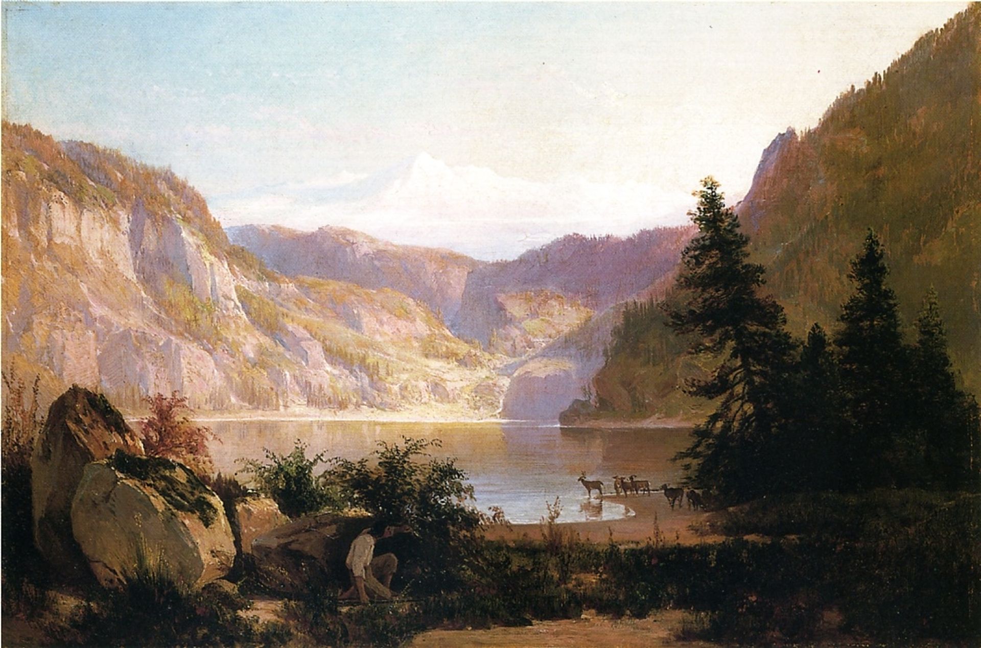 Mountain Lake by Thomas Hill