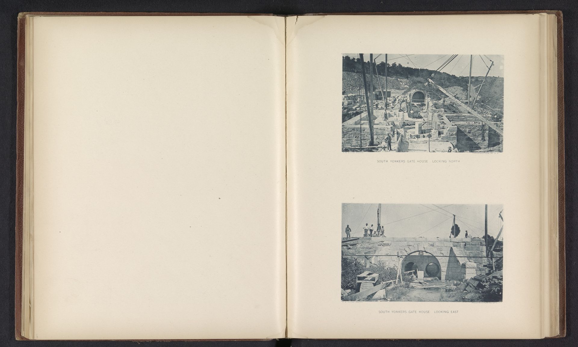 ['South Yonkers Gate House looking north', 'South Yonkers Gate House looking east'] by P.K. Yates