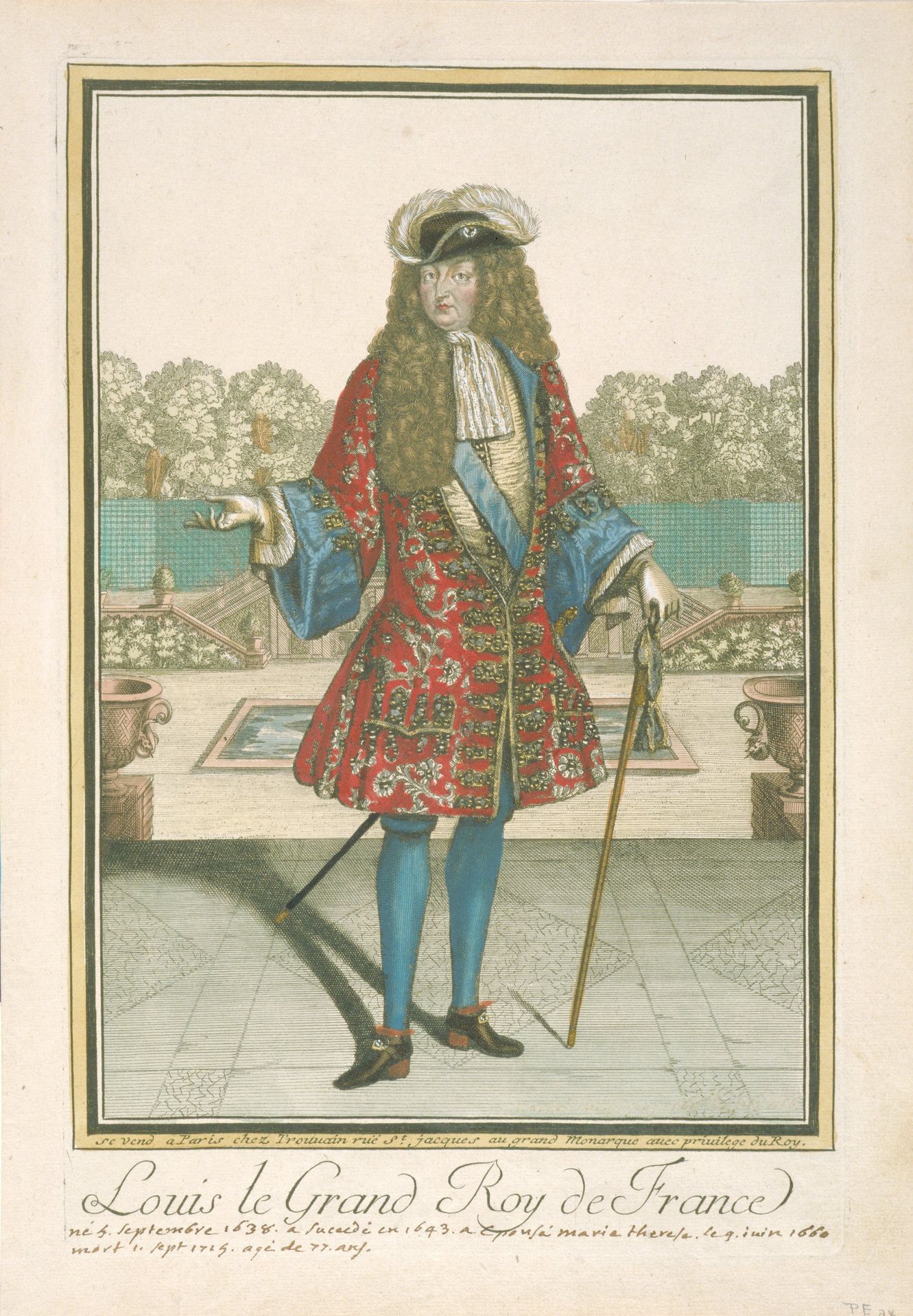 Louis le Grand Roy de France by Antoine Trouvain