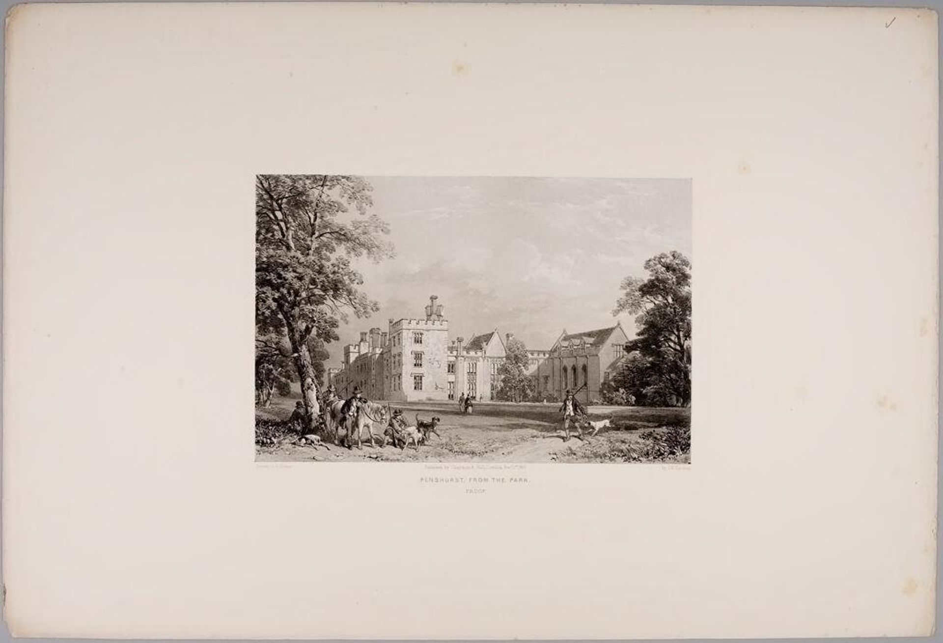 Penshurst from the Park by James Duffield Harding
