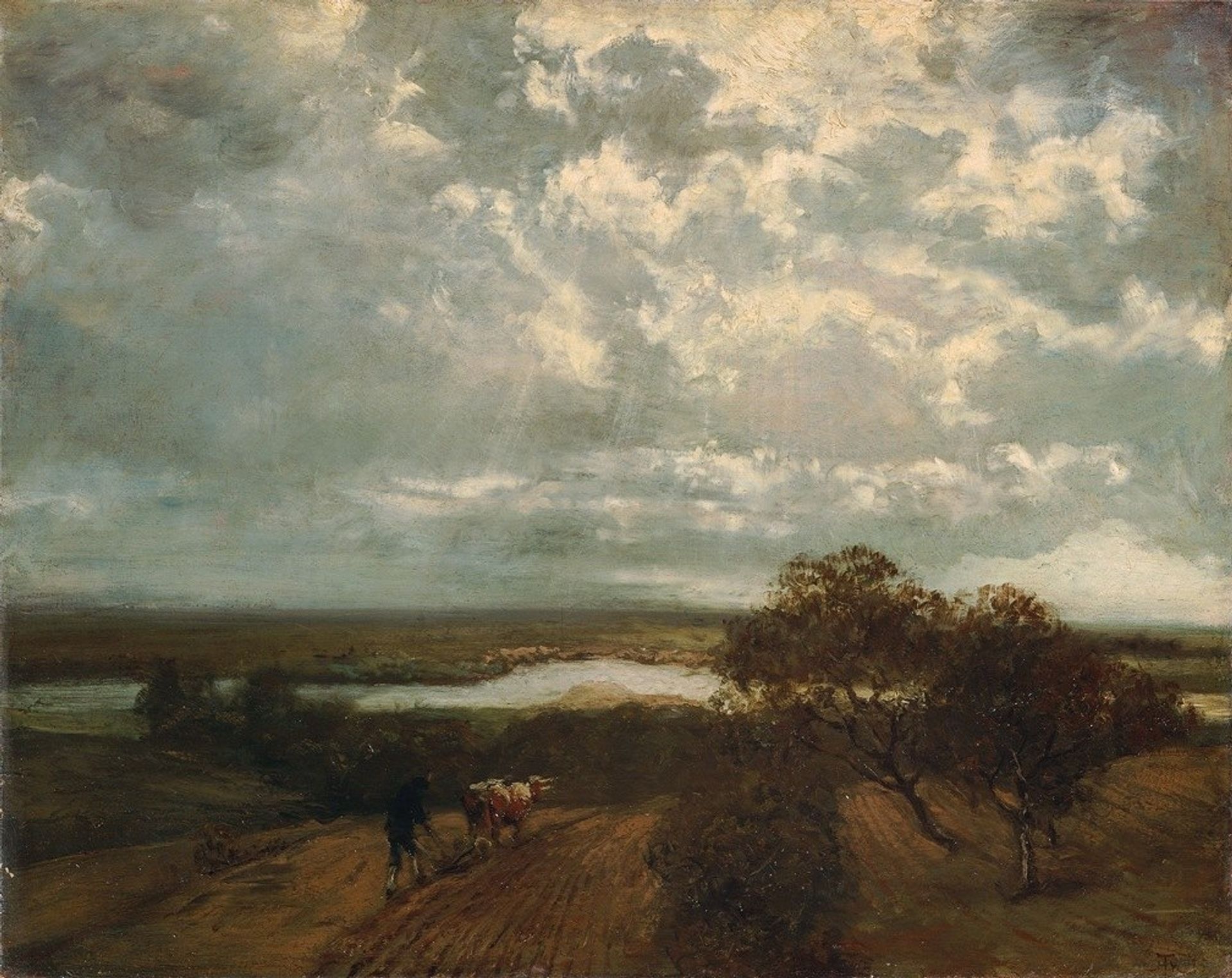 Mainlandschaft by Hans Thoma
