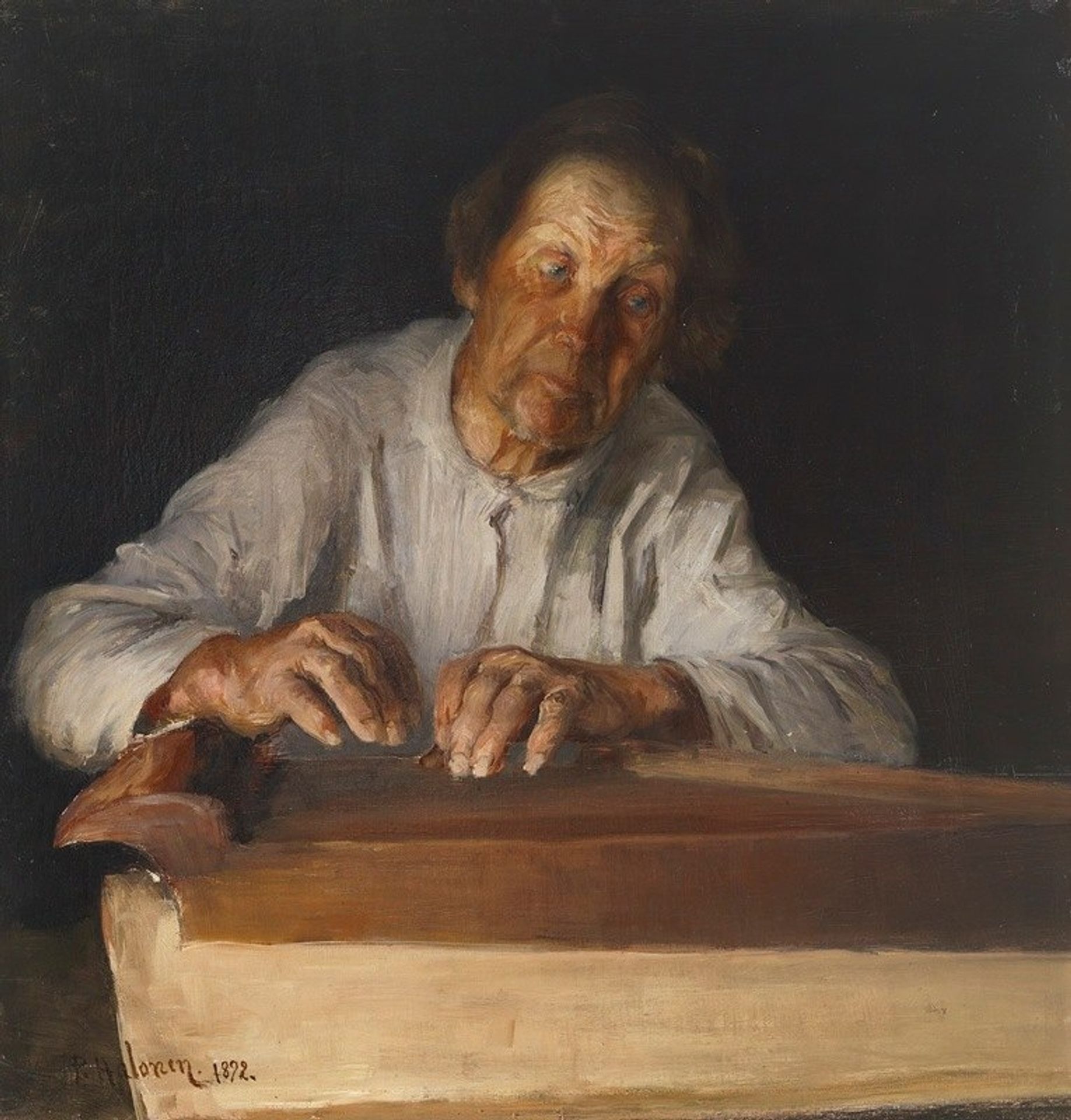 The Kantele Player by Pekka Halonen