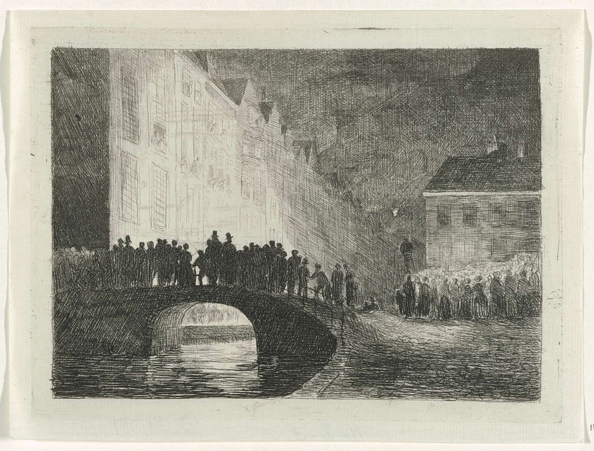 Brand in Delft, 1847 by Cornelis Ouboter van der Griendt