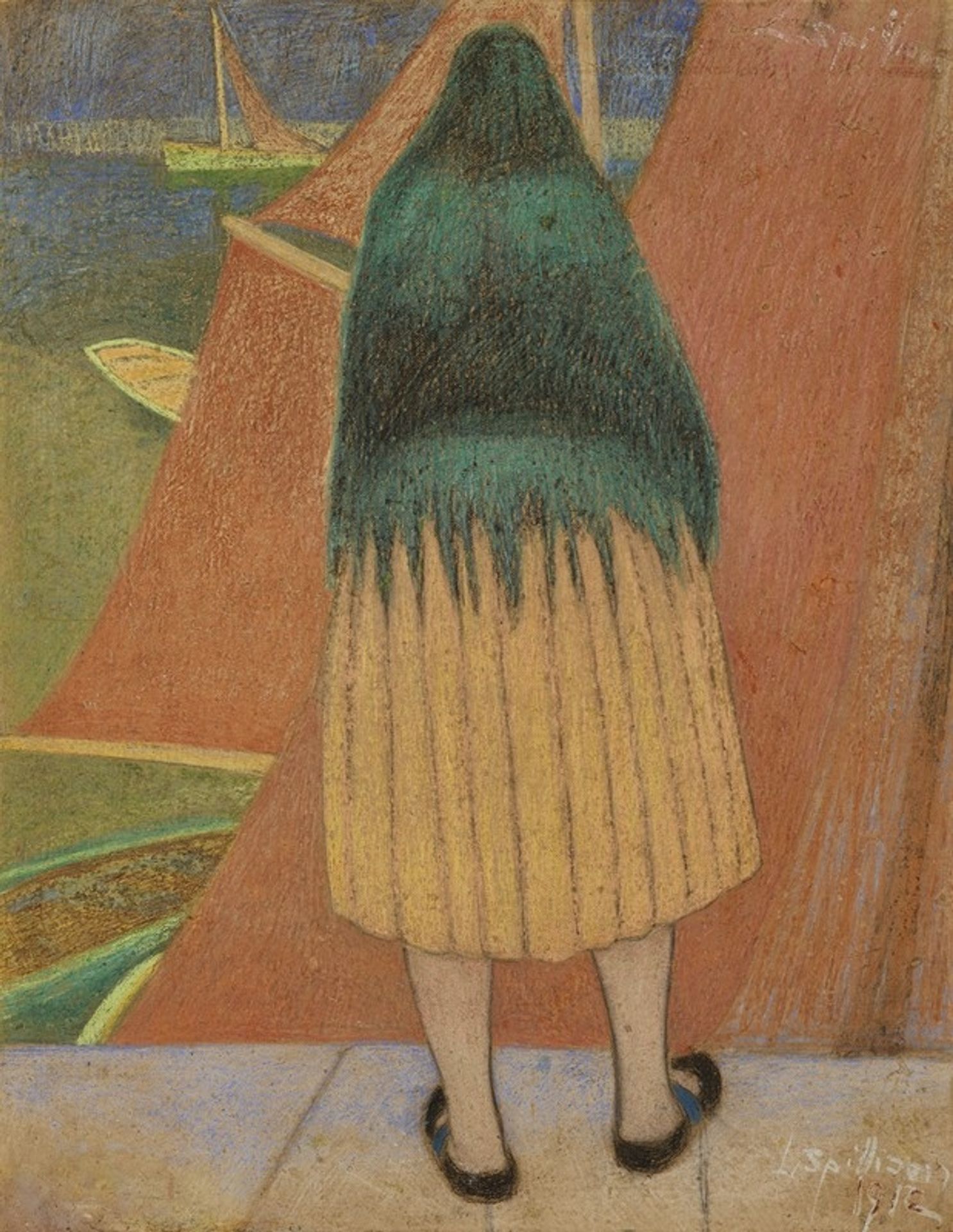 Vissersvrouw by Léon Spilliaert