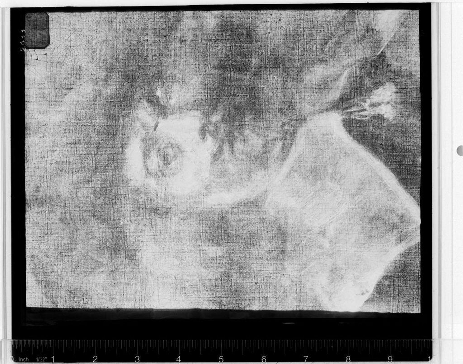 X-radiograph(s) of "Unknown Man Standing" by Artist of original: (?) Gerritt Willemsz Horst