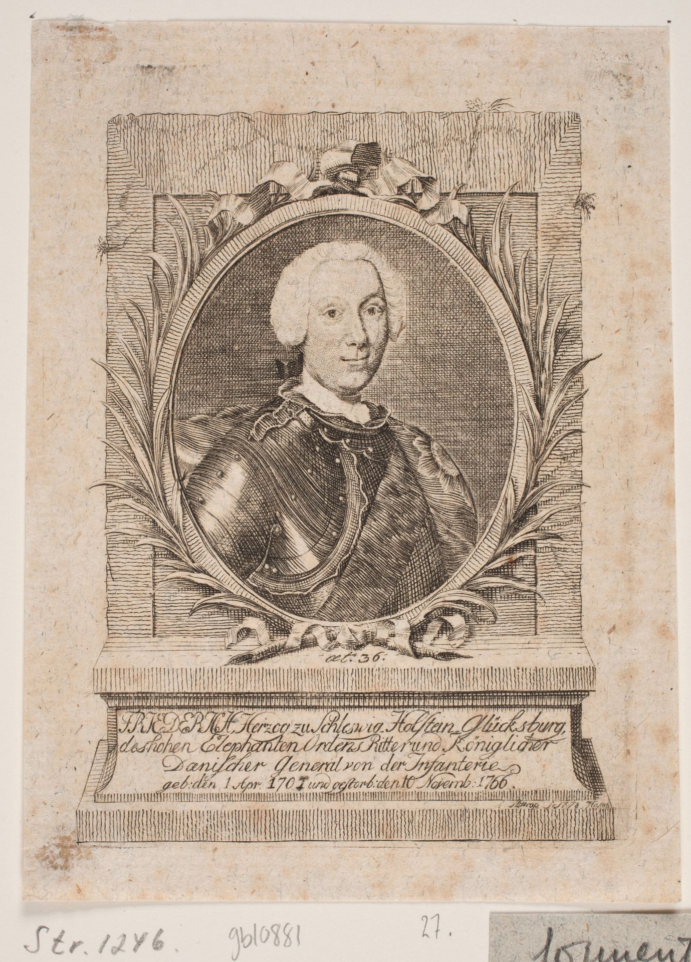 Hertug Frederik af Lyksburg by Andreas Stöttrup