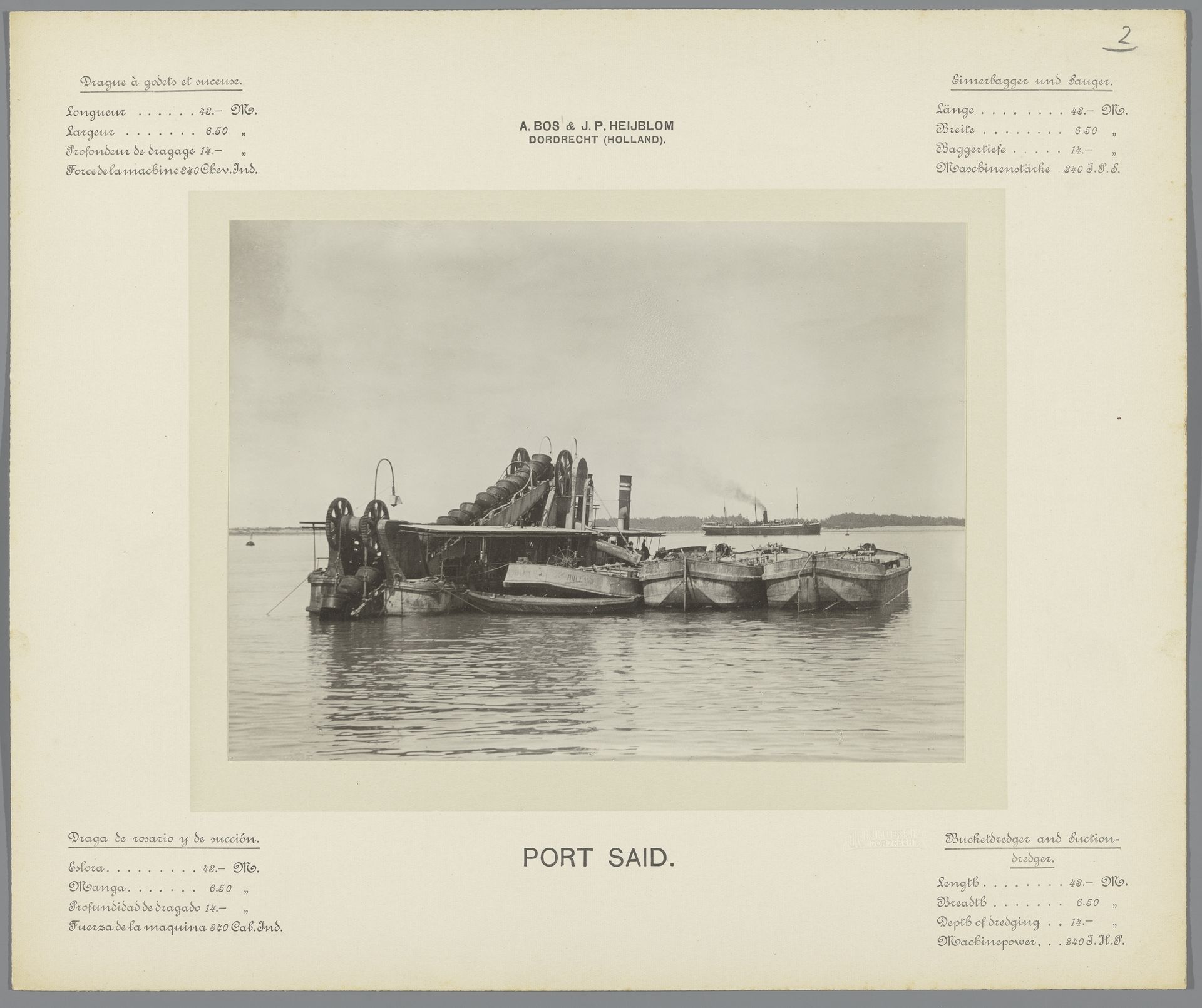 Port Said by Henricus Jacobus Tollens