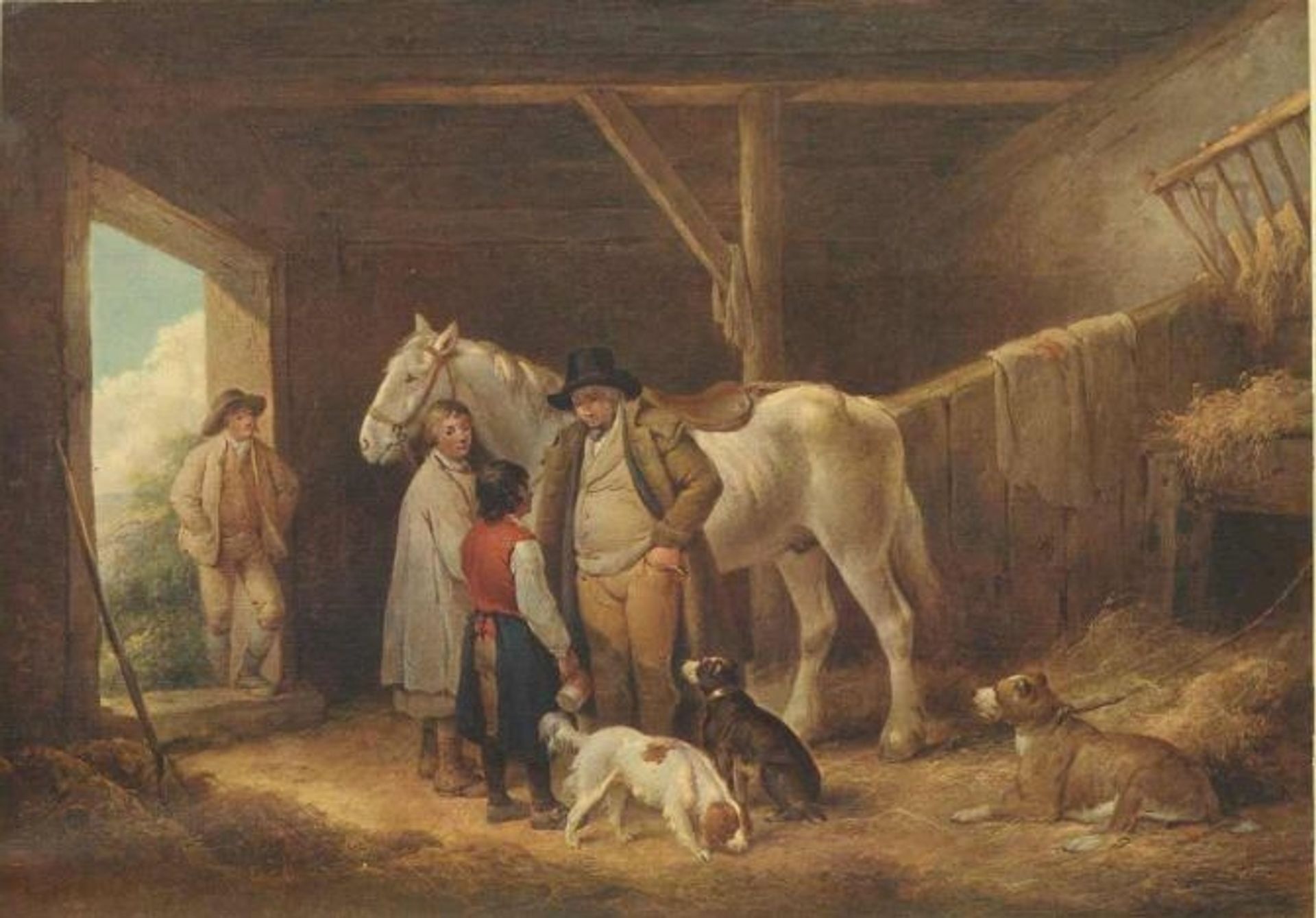 The Reckoning by George Morland