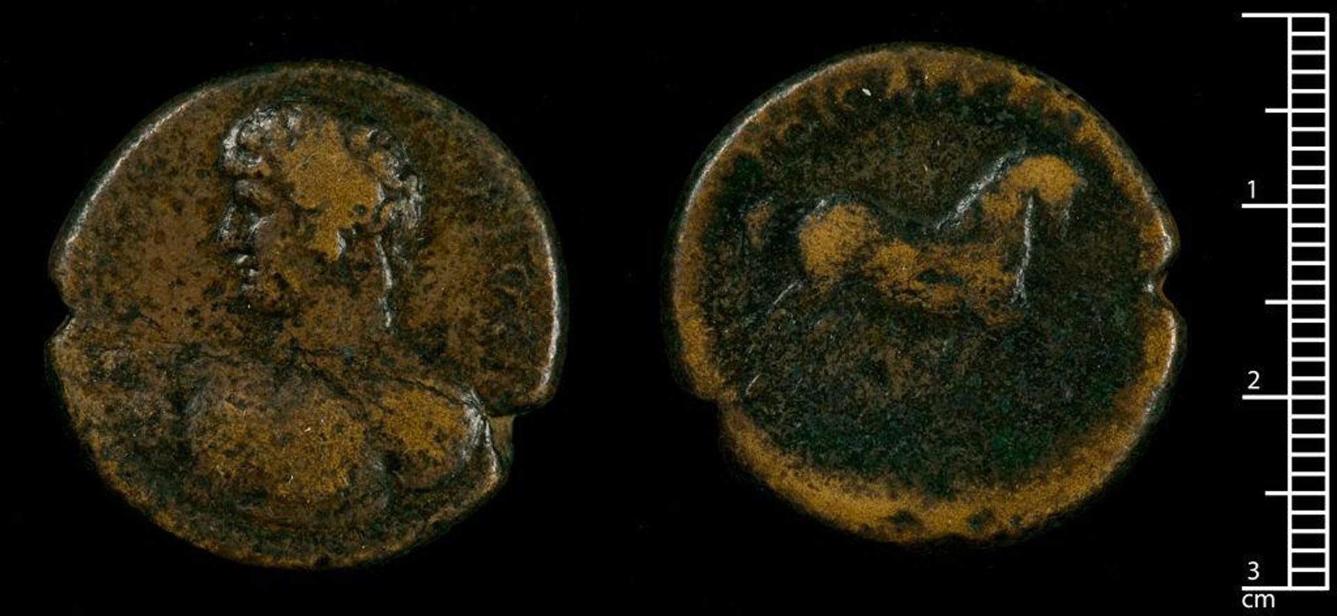 Coin of Antinoos from the Arcadian League, probably struck in Mantineia by Issued by Arcadian League