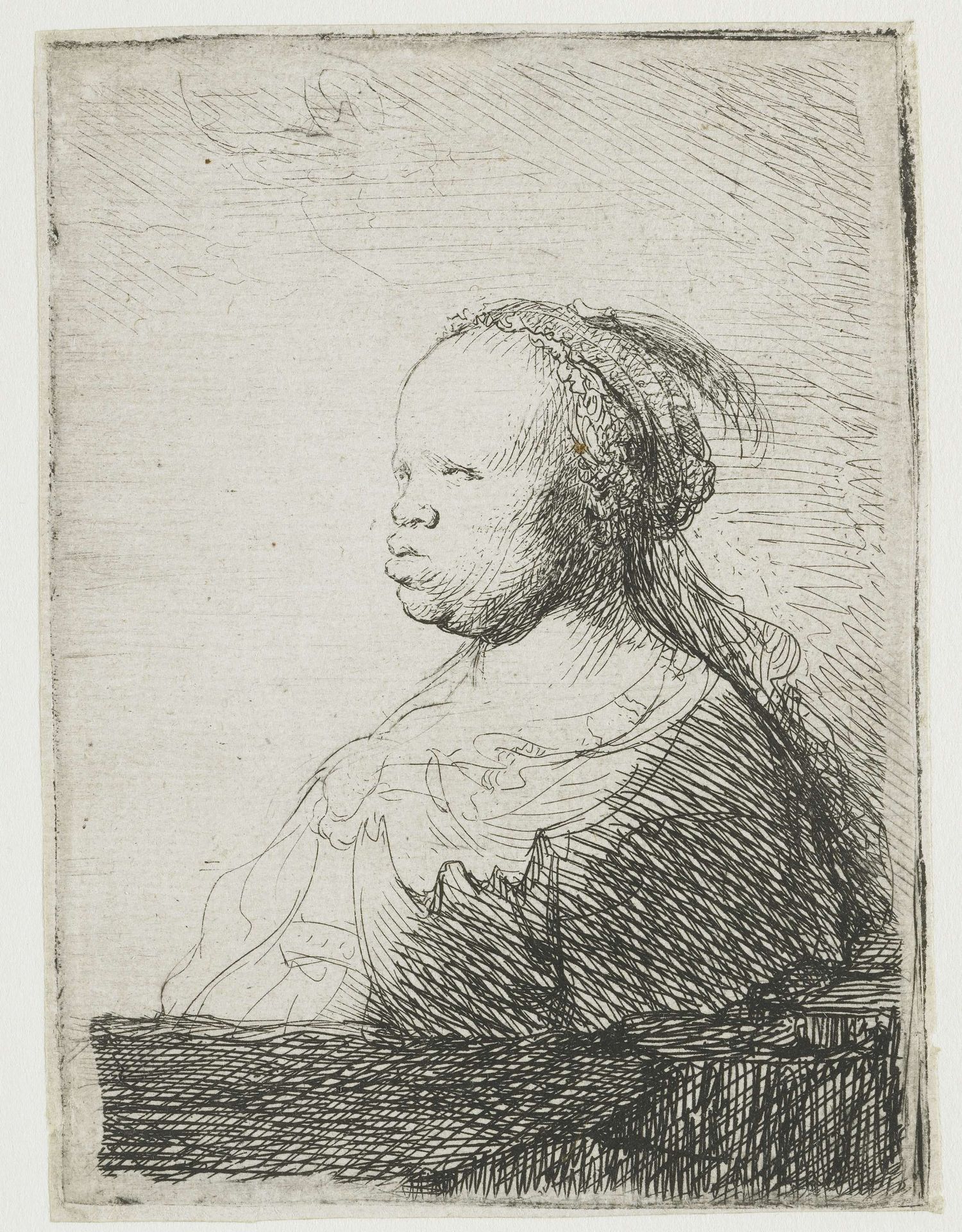 African Woman by Rembrandt van Rijn