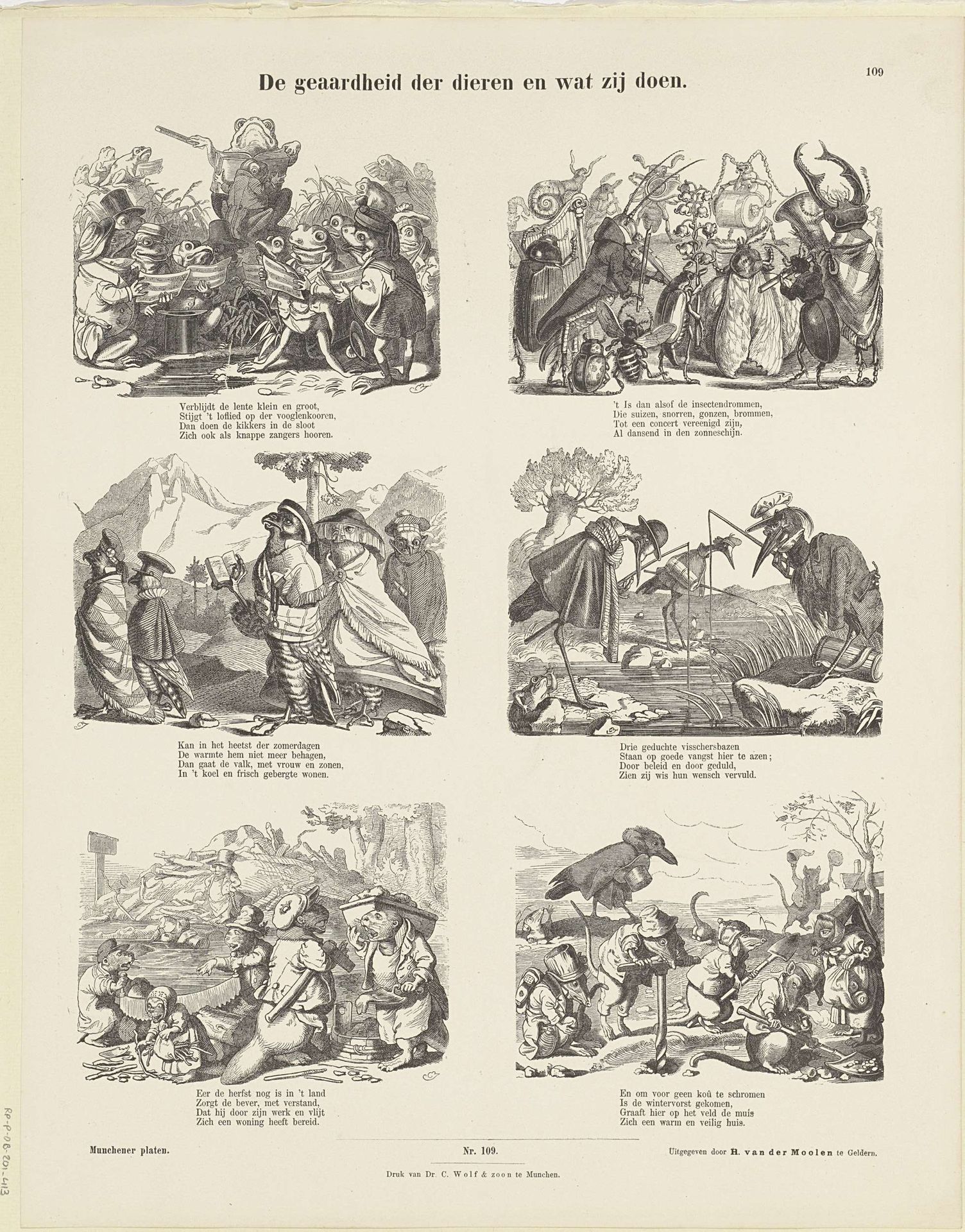 De geaardheid der dieren en wat zij doen by E. Ille