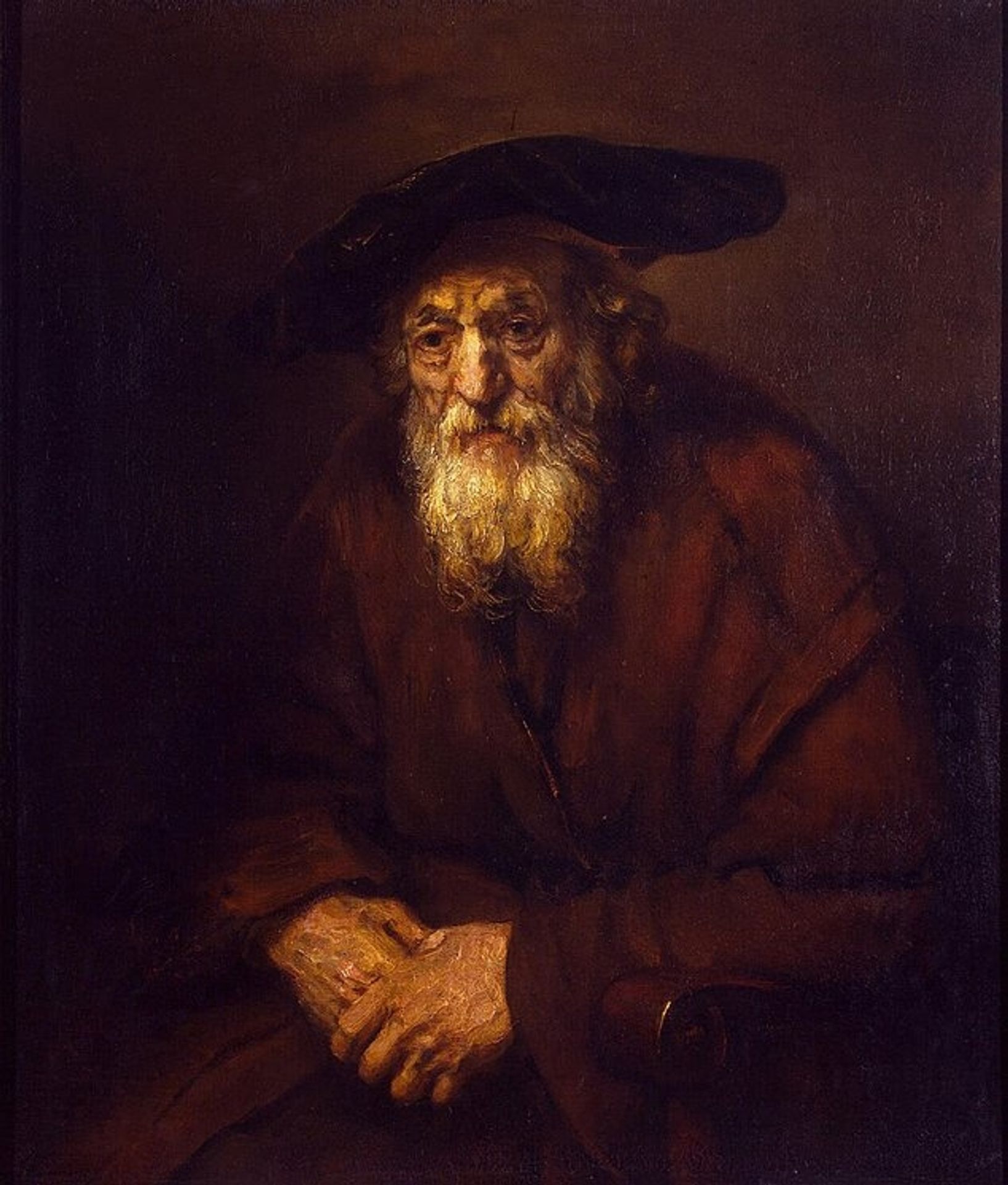 Portrait of an Old Jew by Rembrandt van Rijn