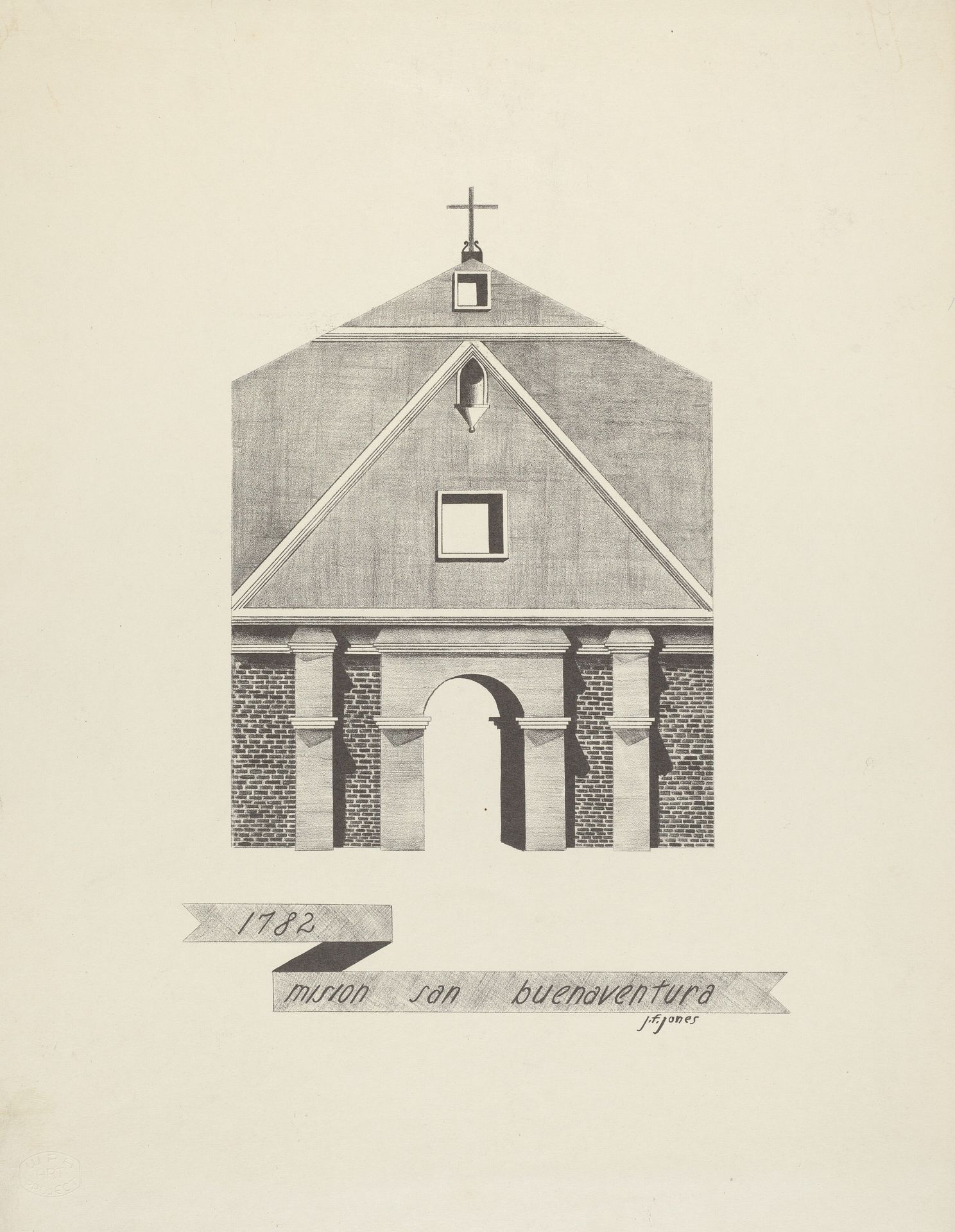 Mision San Buenaventura by James Jones