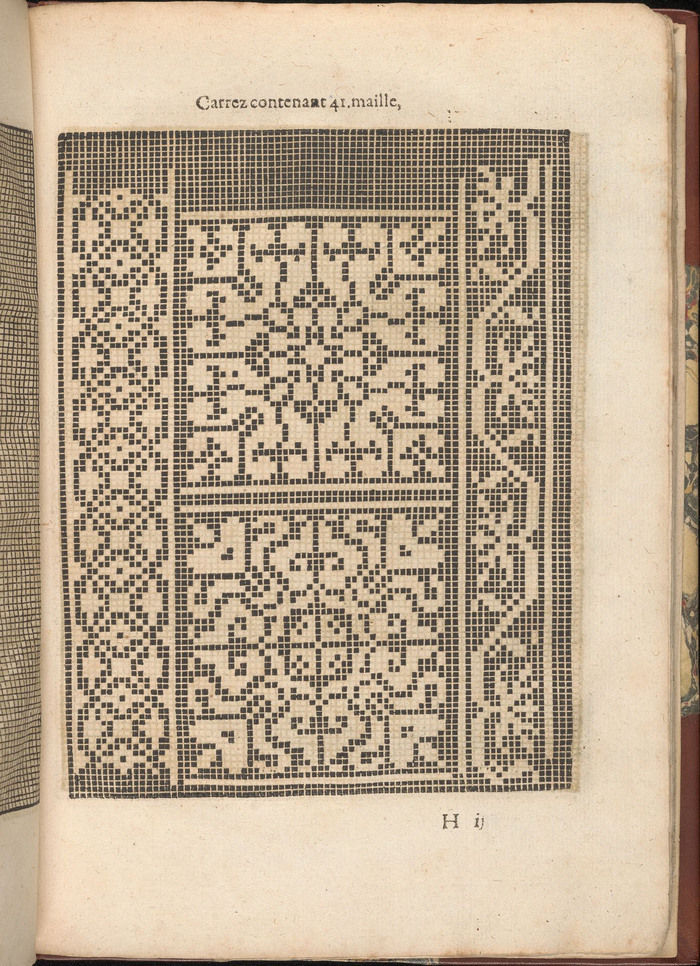 Les Secondes Oeuvres, et Subtiles Inventions De Lingerie du Seigneur Federic de Vinciolo Venitien, page 30 (recto) by Federico de Vinciolo