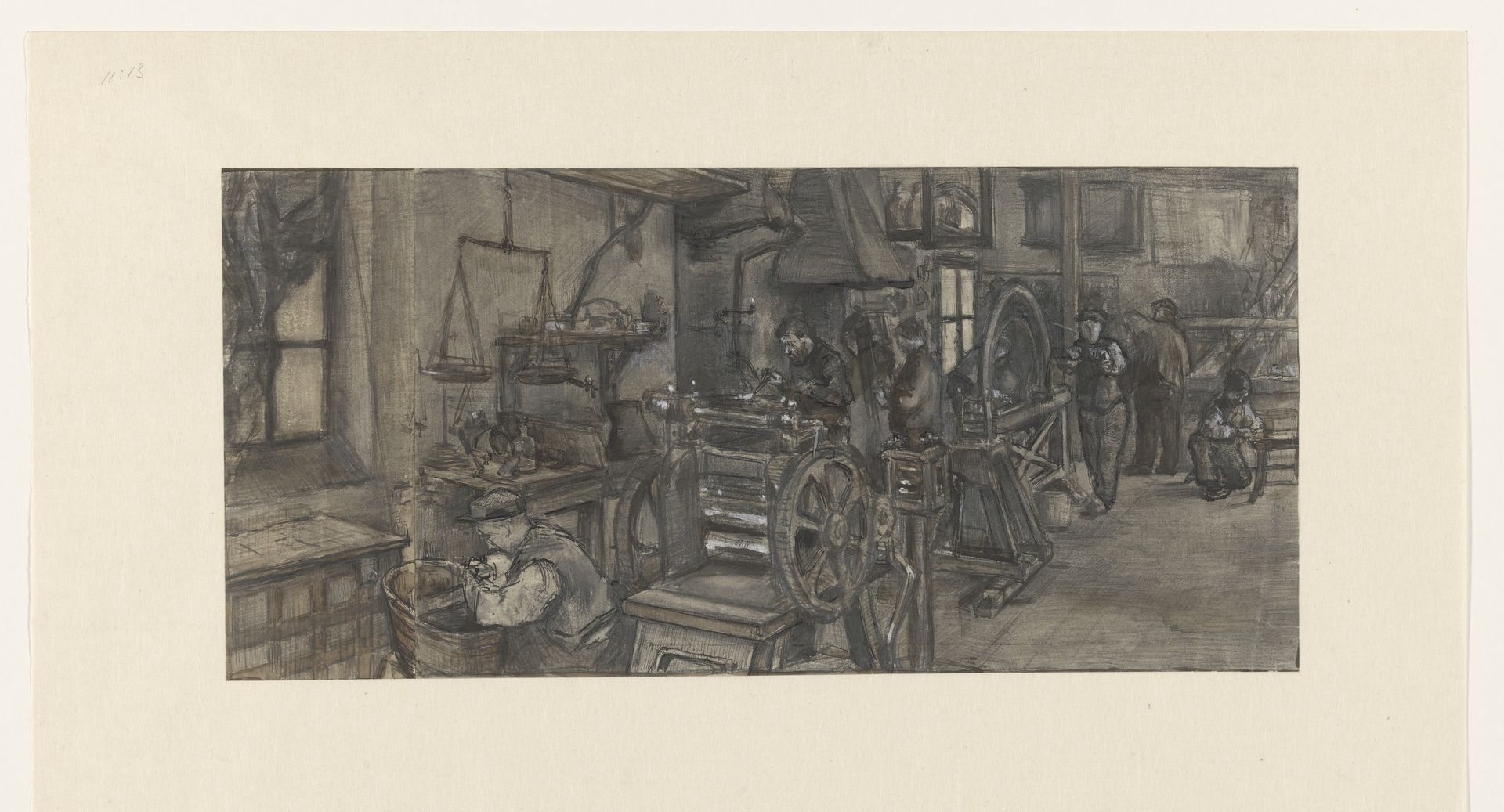Zilversmederij by Anthon Gerhard Alexander van Rappard