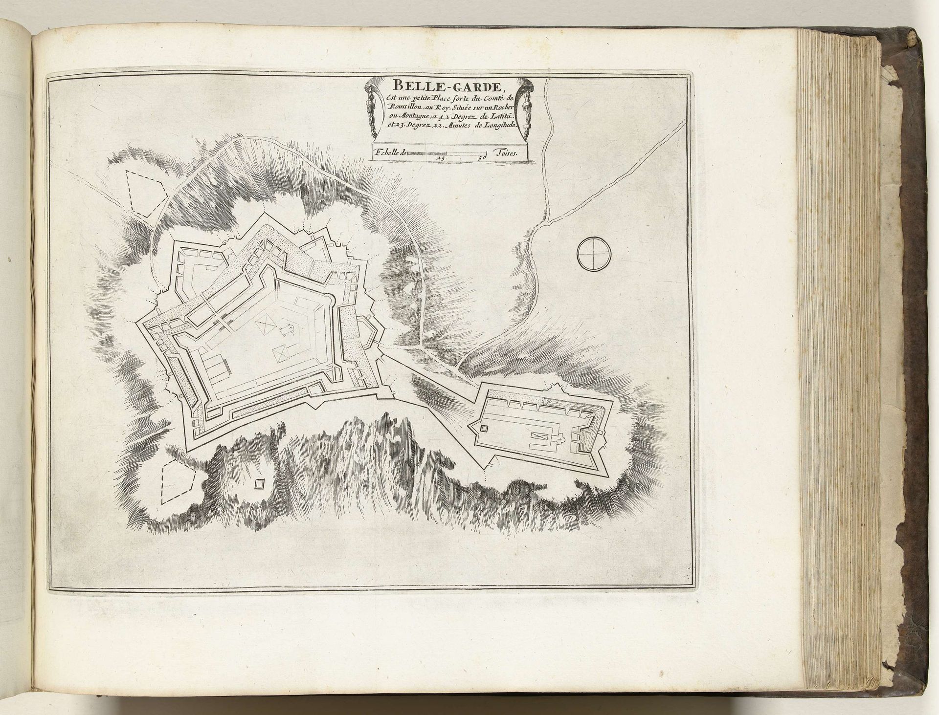 Plattegrond van Bellegarde, ca. 1693-1696 by Anonymous