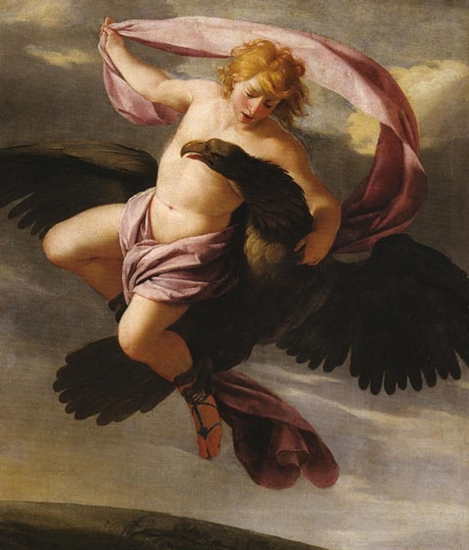 Abduction of Ganymede by Eustache Le Sueur
