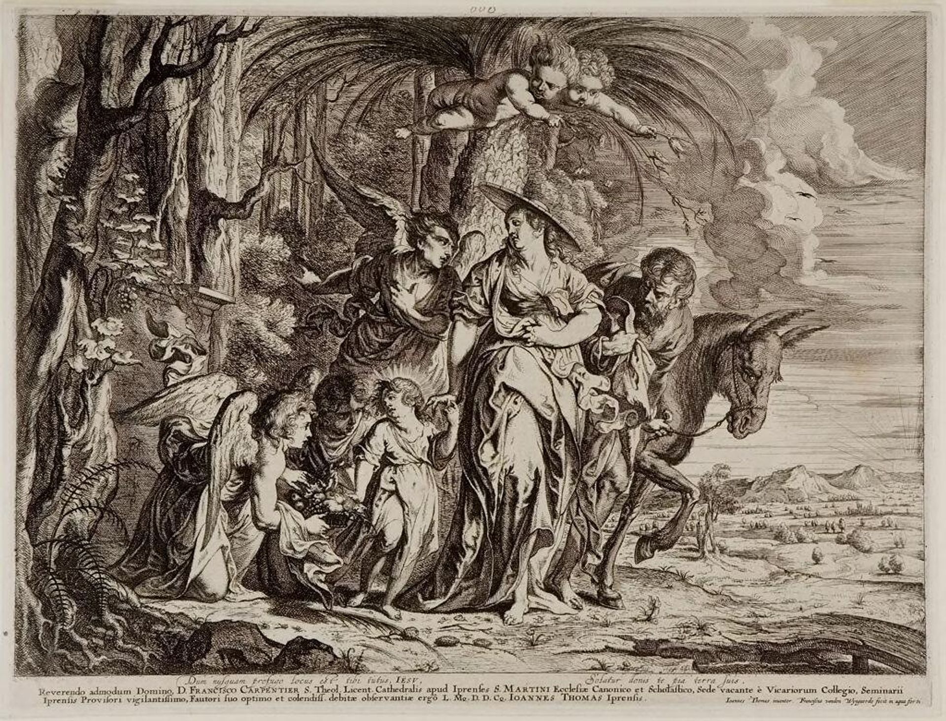 Flight into Egypt by Johannes Thomas