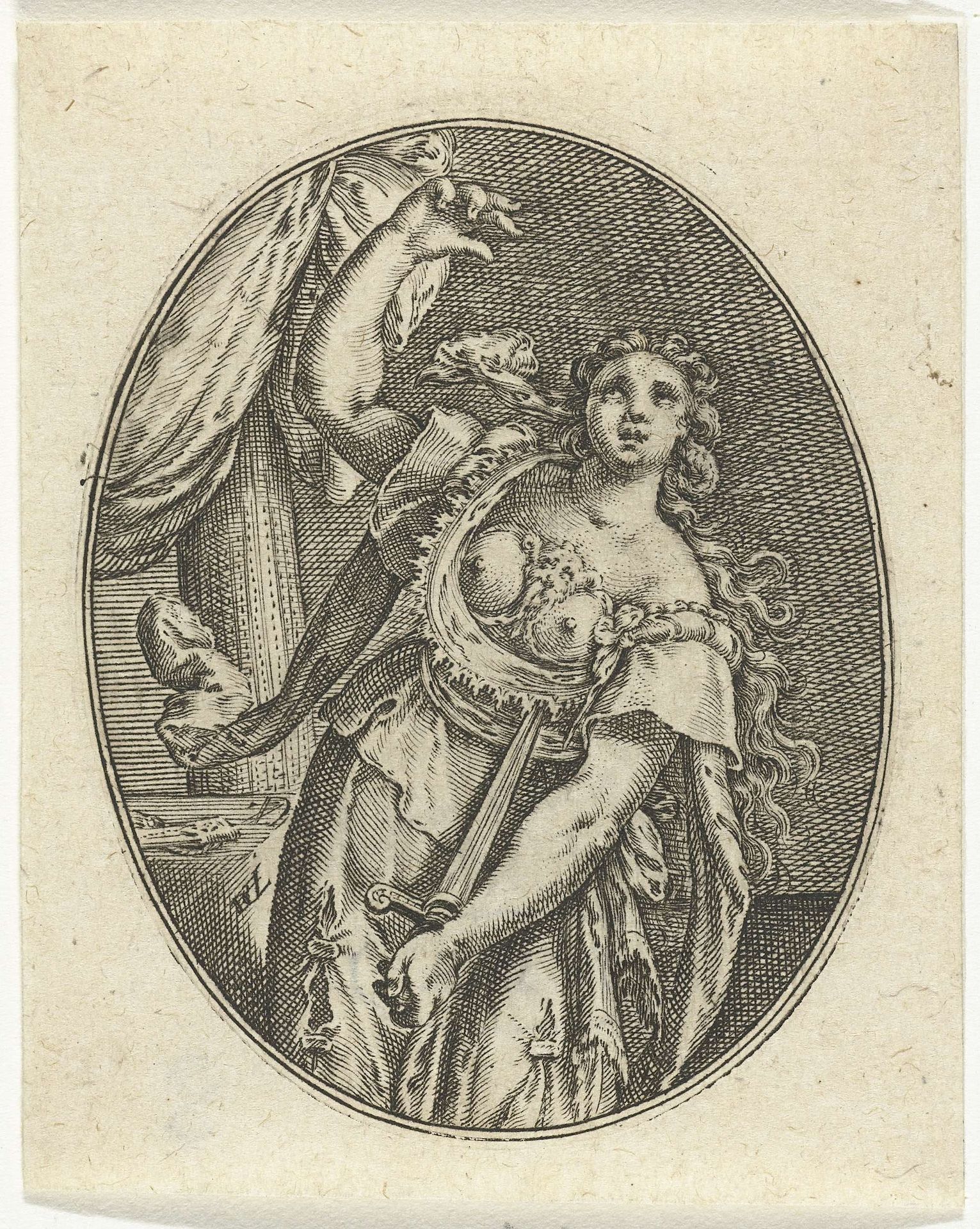 Zelfdoding van Lucretia by Zacharias Dolendo