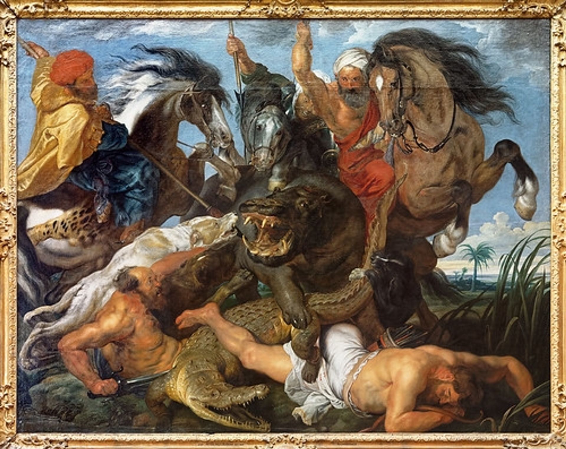 Hippopotamus and Crocodile Hunt by Peter Paul Rubens