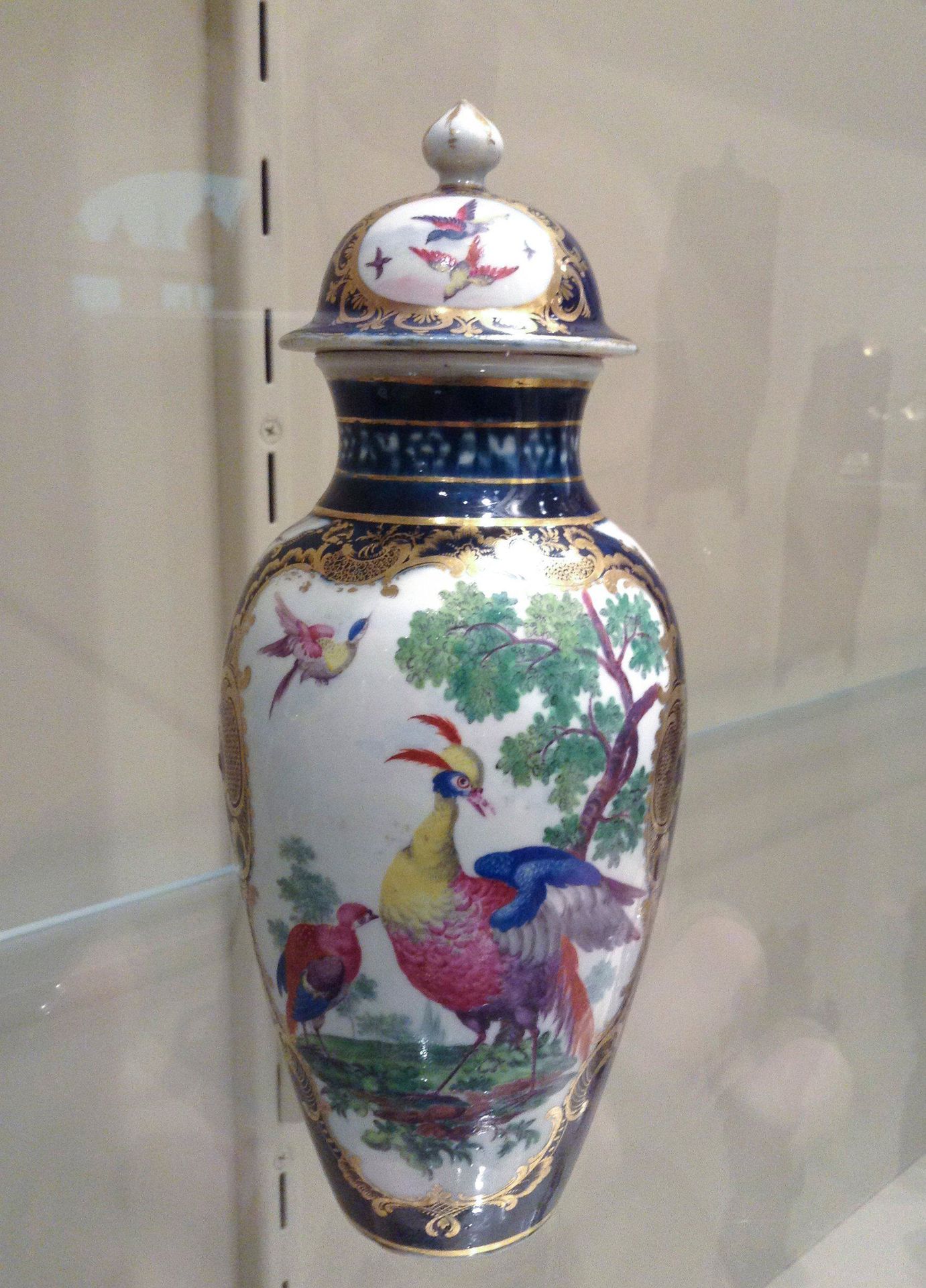 Vase with lid by Anonymous
