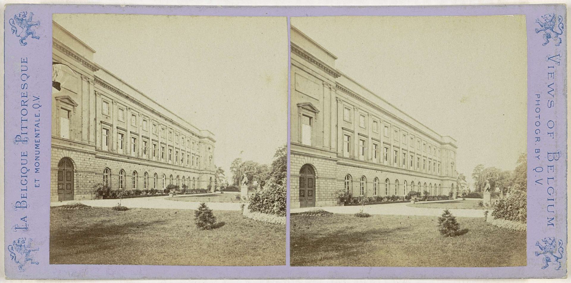 Academiënpaleis in Brussel by Jules Hippolyte Quéval