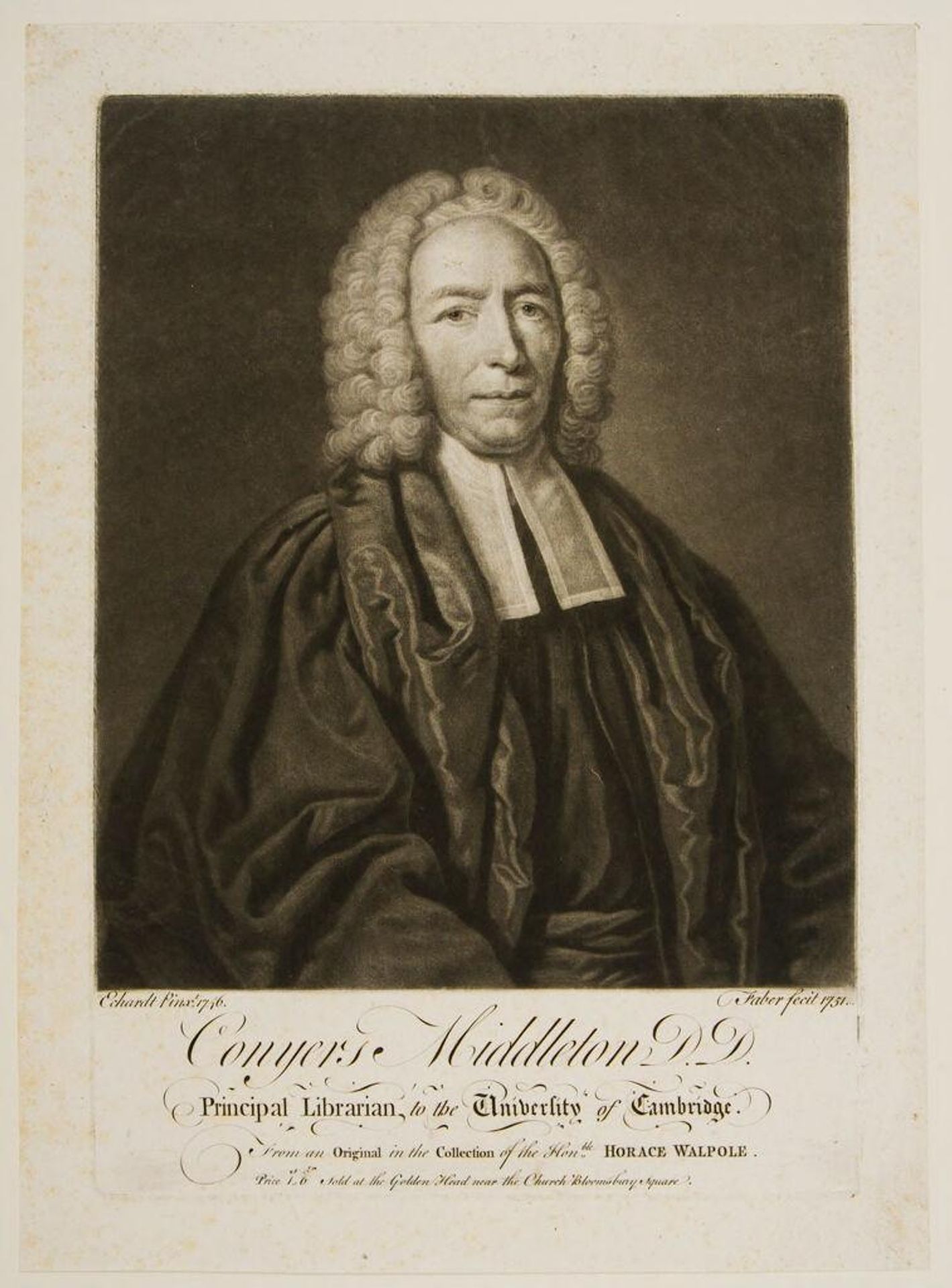 Conyers Middleton by Jan Faber the Younger