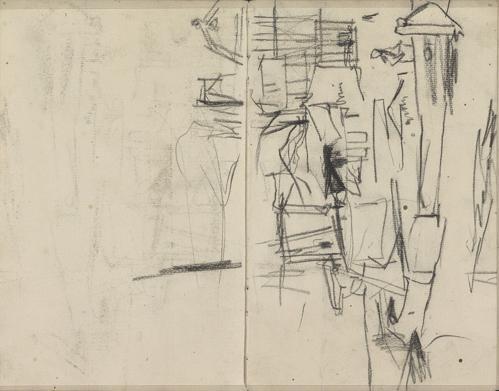 Gezicht op de Noordermarkt te Amsterdam, ter hoogte van de Westerstraat by George Hendrik Breitner