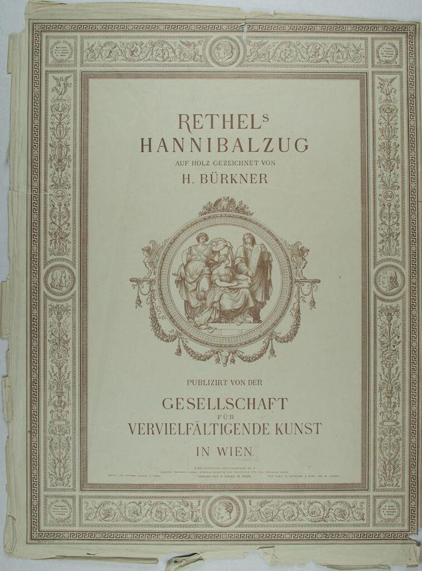 Cover of "Hannibal's March over the Alps" by Alfred Rethel