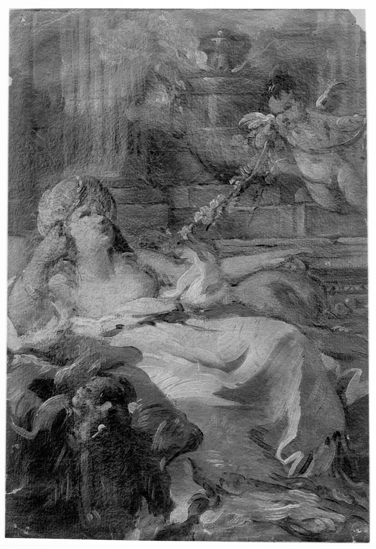 Woman Reclining by Joseph Marie Vien