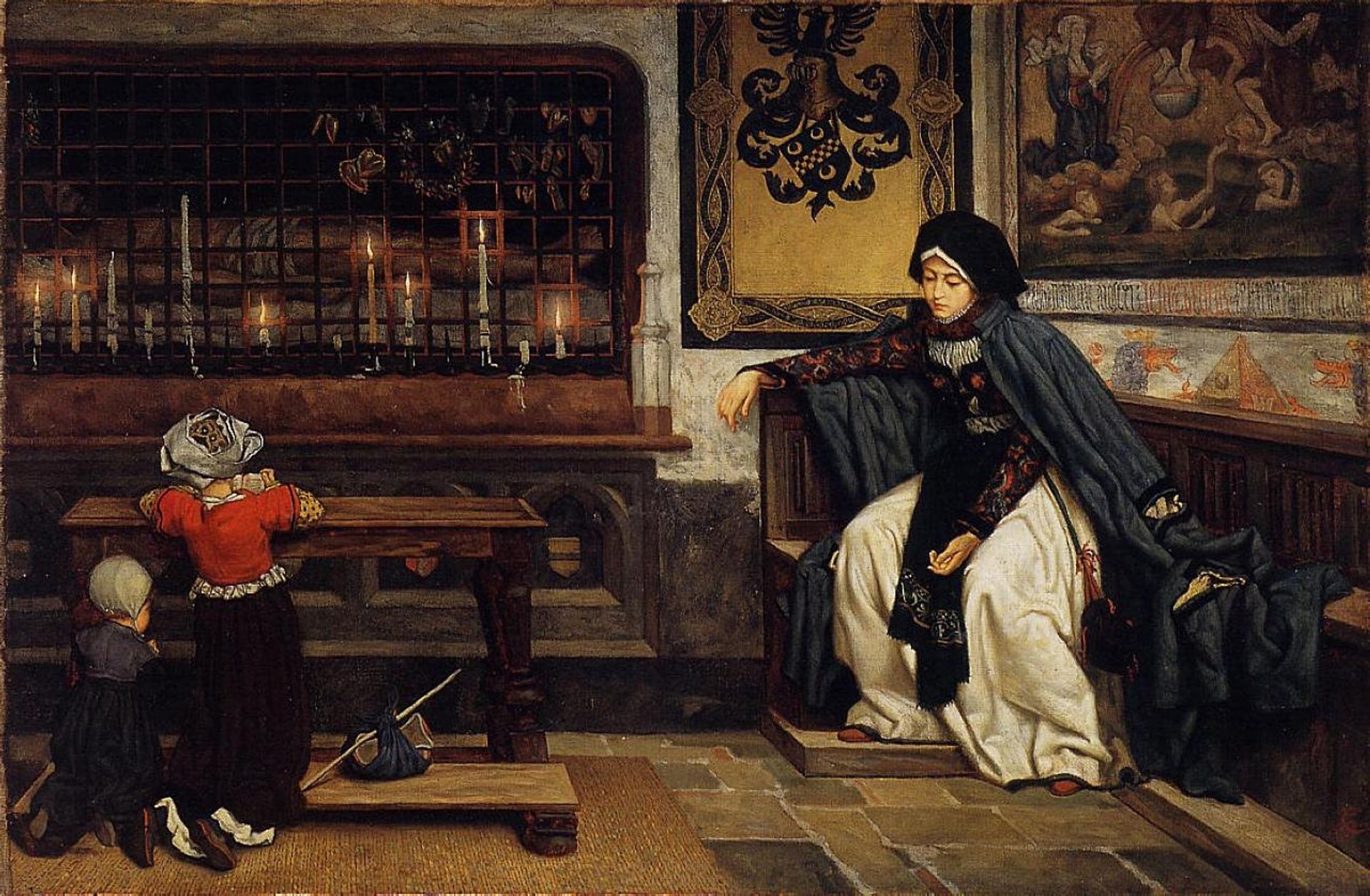 Marguerite in Church by James Tissot
