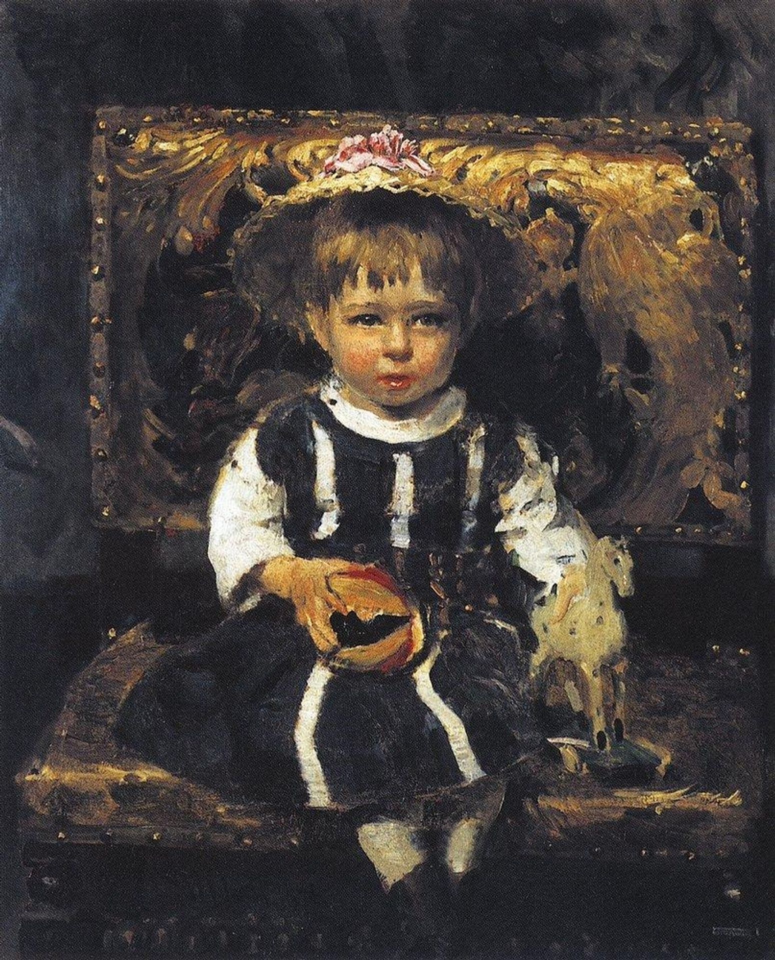 Portrait of Vera Repina by Ilya Repin