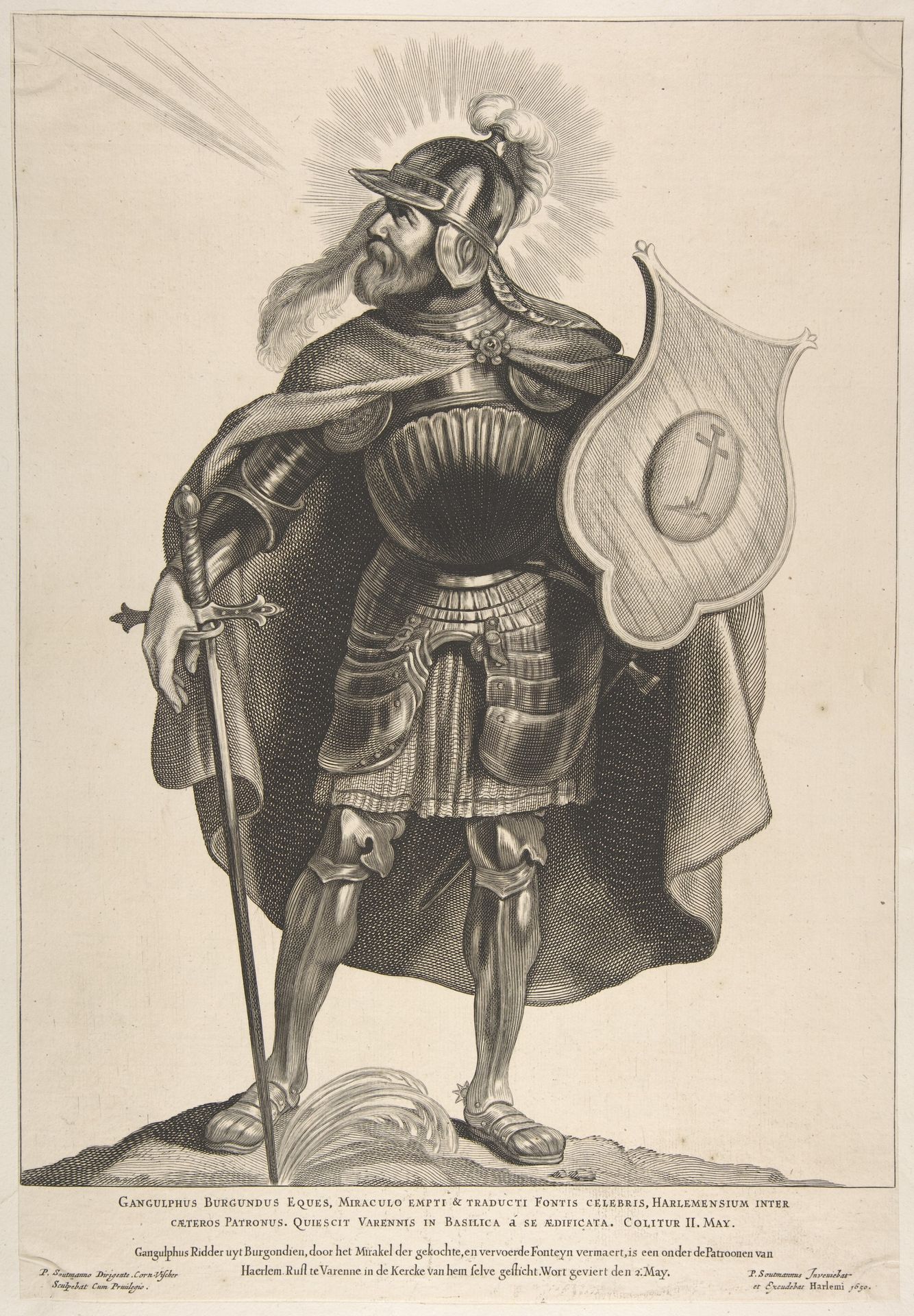 St. Gangulphus by C. Visscher