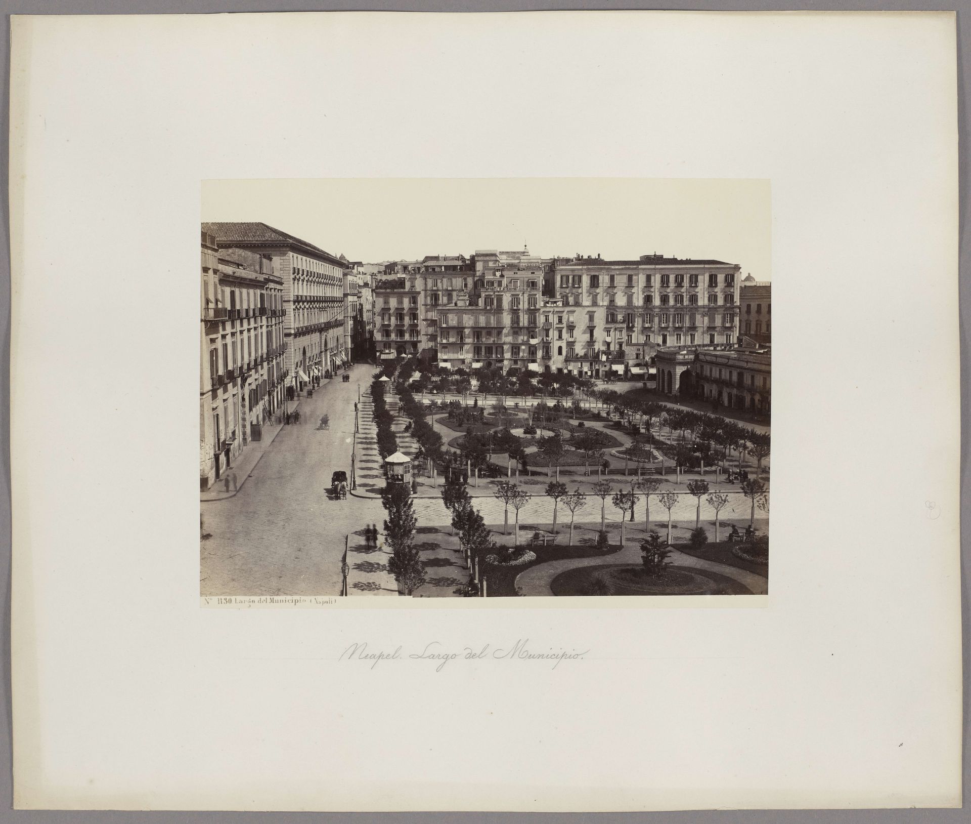 Naples_ Largo del Municipio by Giorgio Sommer