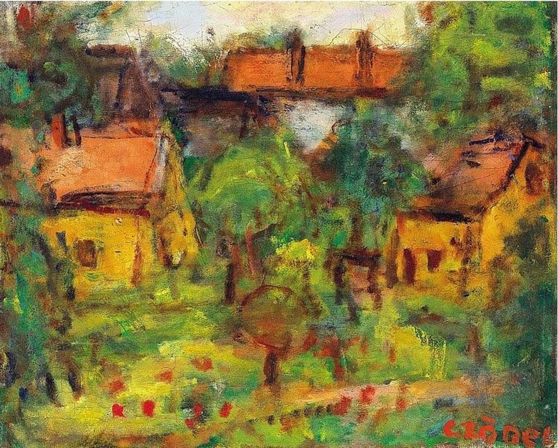 Czóbel Szentendre by Bela Czobel