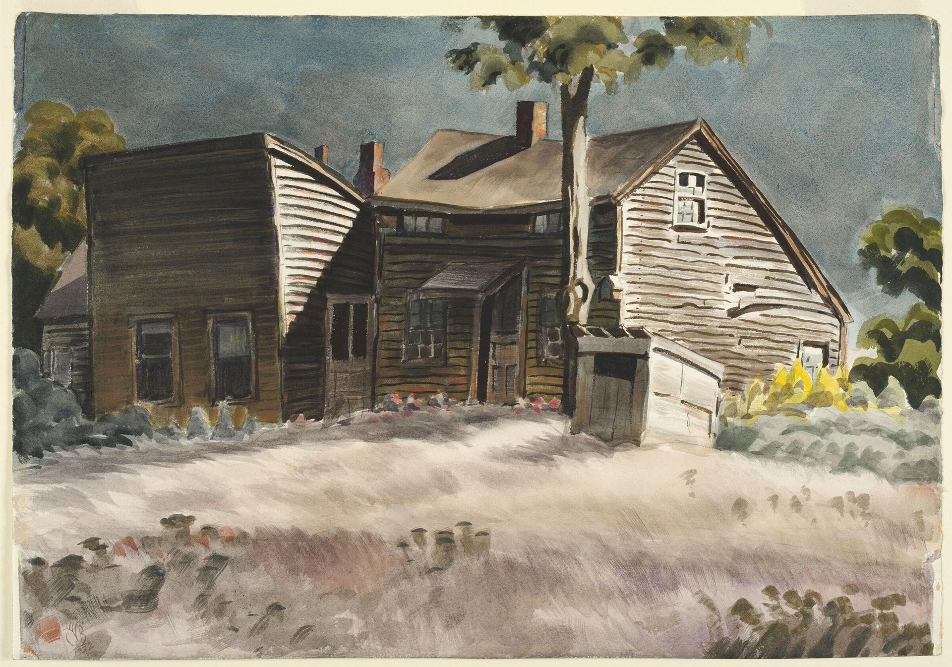 Old Farm House (September Sunlight) by Charles E. Burchfield