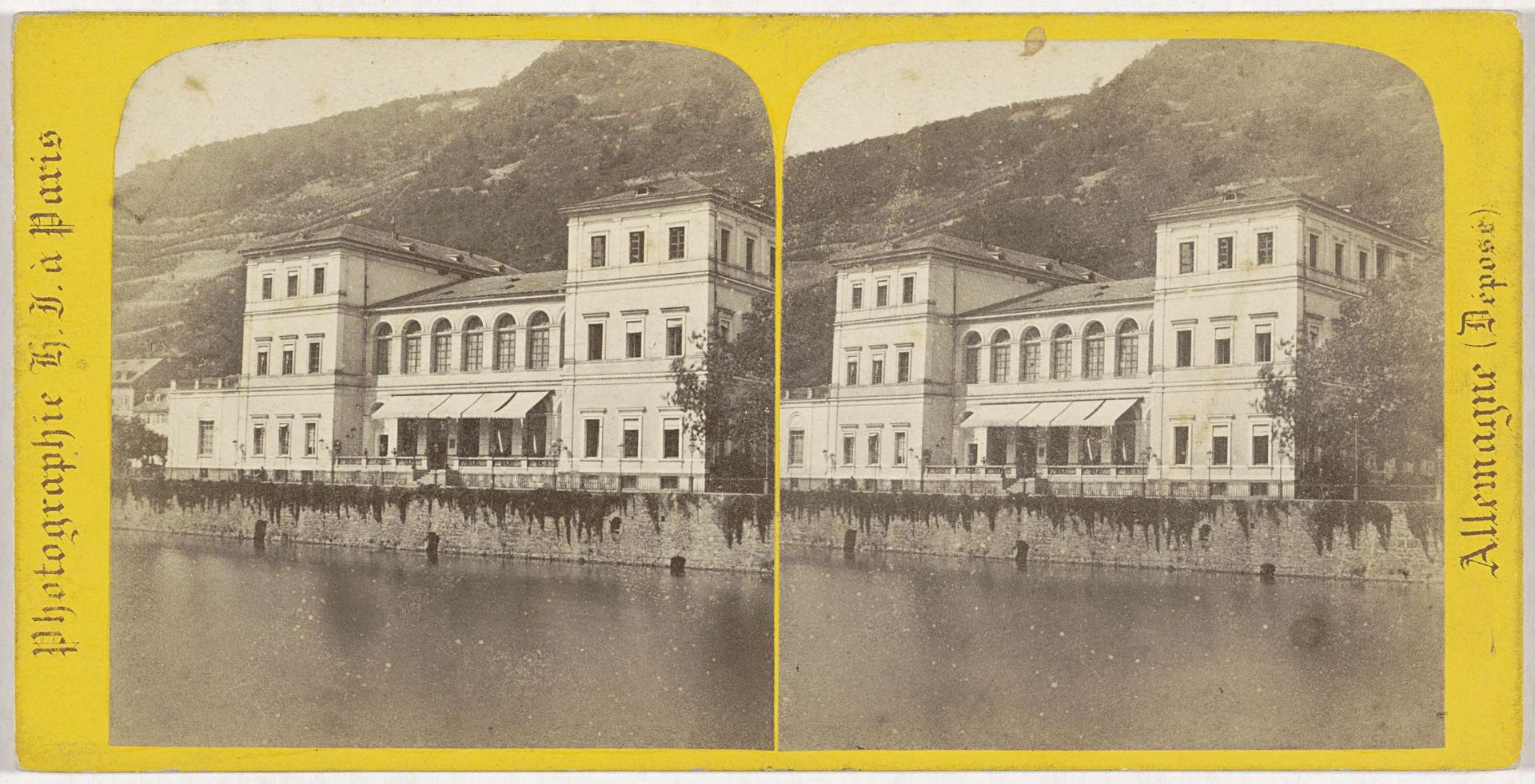 Kurhaus in Bad Ems, Duitsland by Hippolyte Jouvin