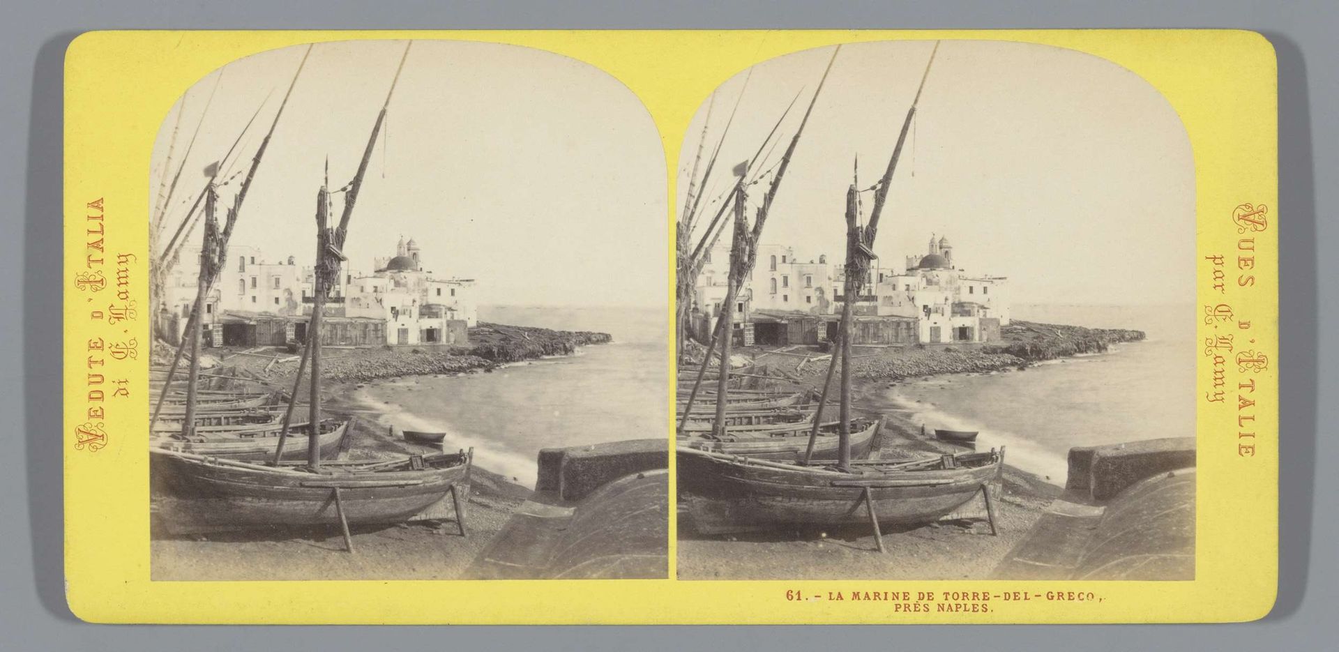 Haven van Torre del Greco by Ernest Eléonor Pierre Lamy